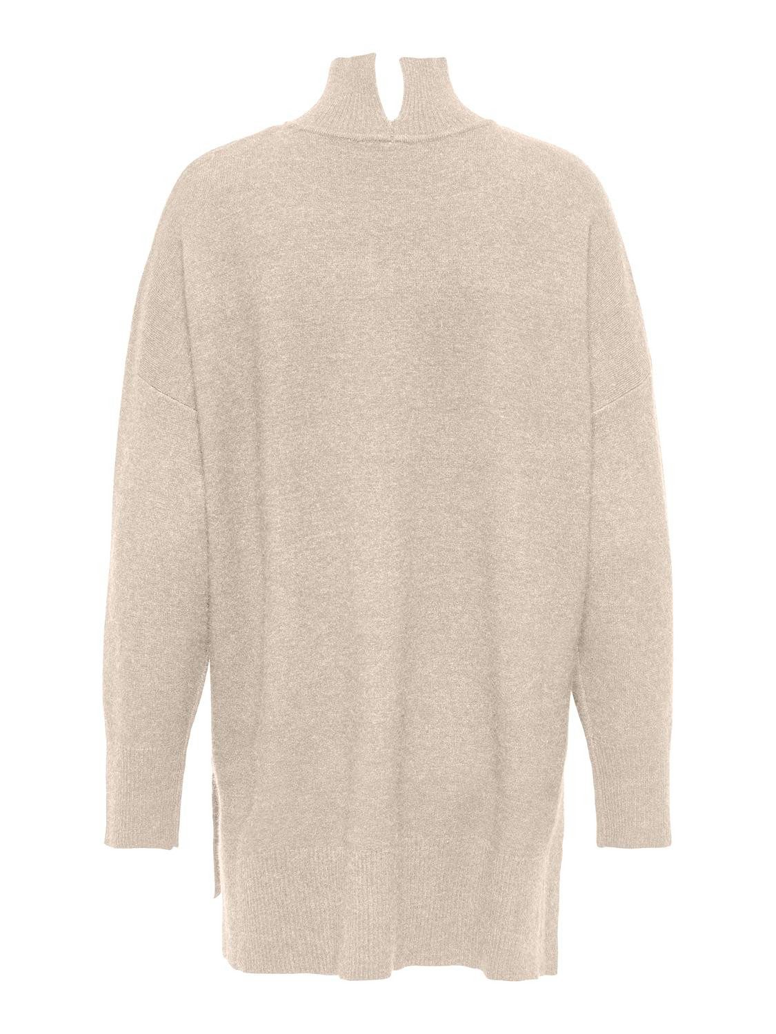 Only Trui met staande kraag ONLIBI LS LOOSE SPLIT NECK CC KNT