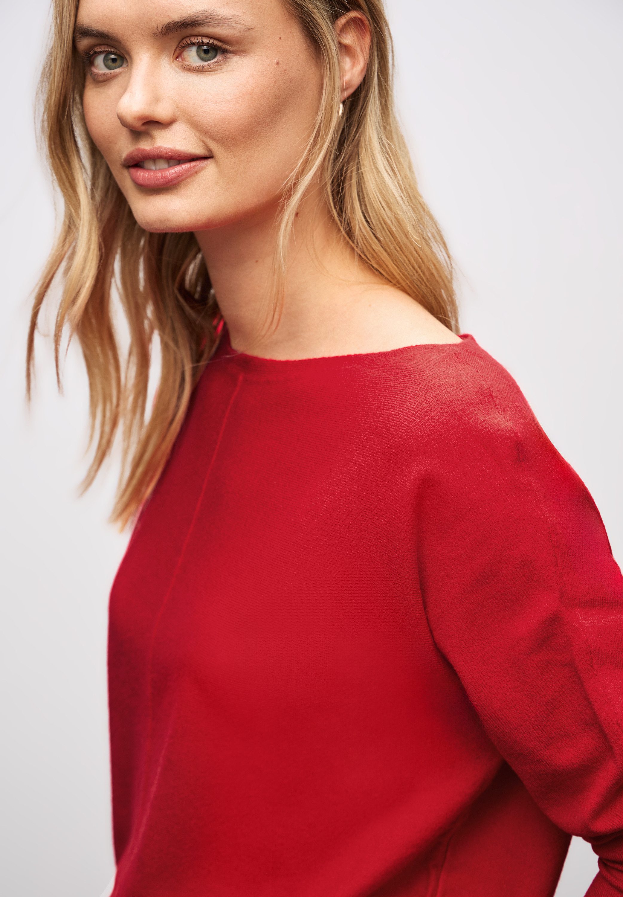 STREET ONE Gebreide trui Dolman, met boothals