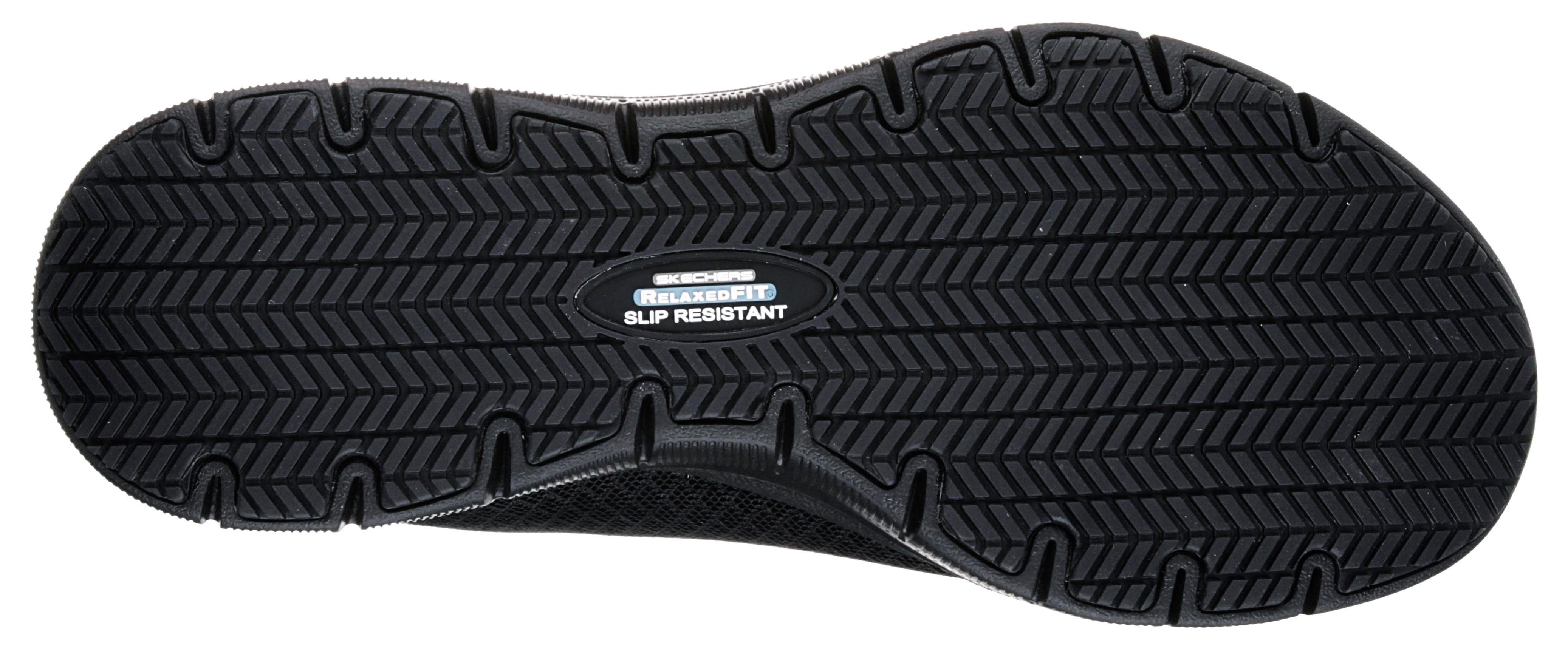 Skechers Werkschoenen Ghenter-Bronaugh veterschoenen Veterschoen voor de horeca met Skechers memory foam binnenzool