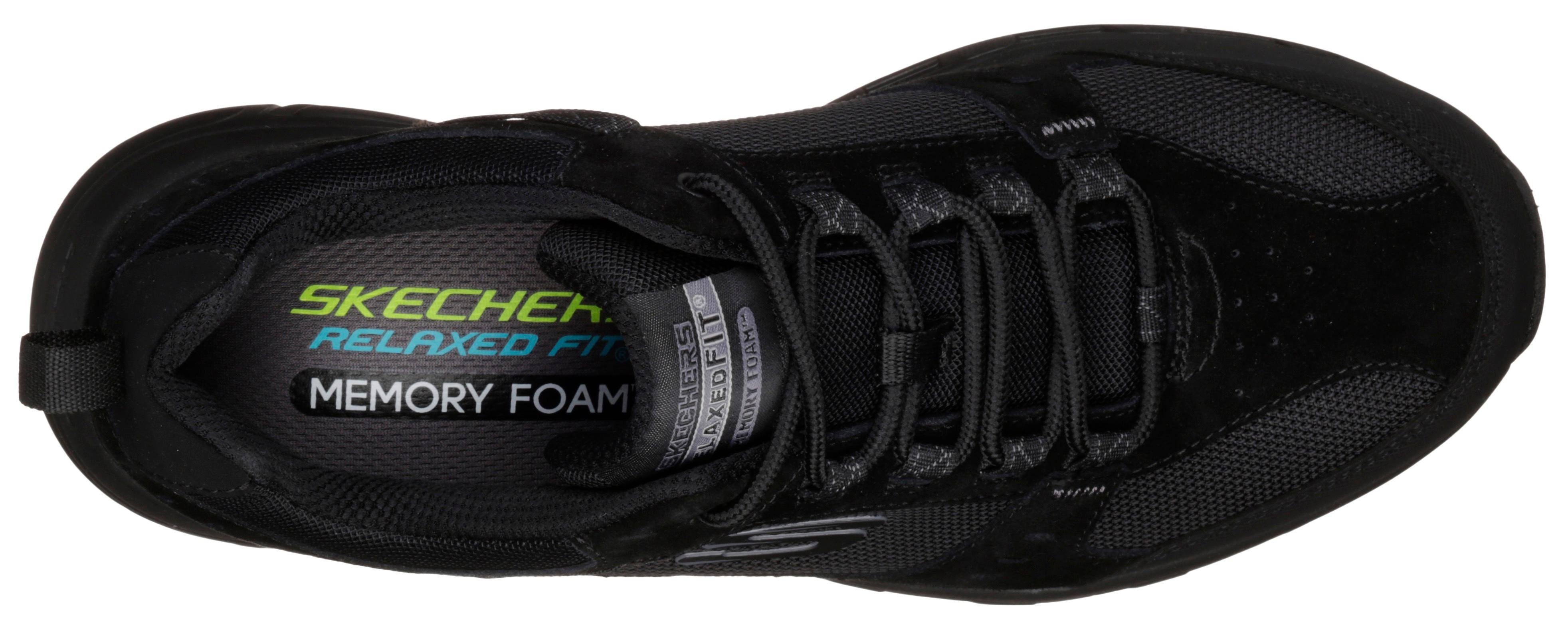 Skechers Sneakers Oak Canyon met memory foam-uitrusting, vrijetijdsschoen, lage schoen, veterschoen