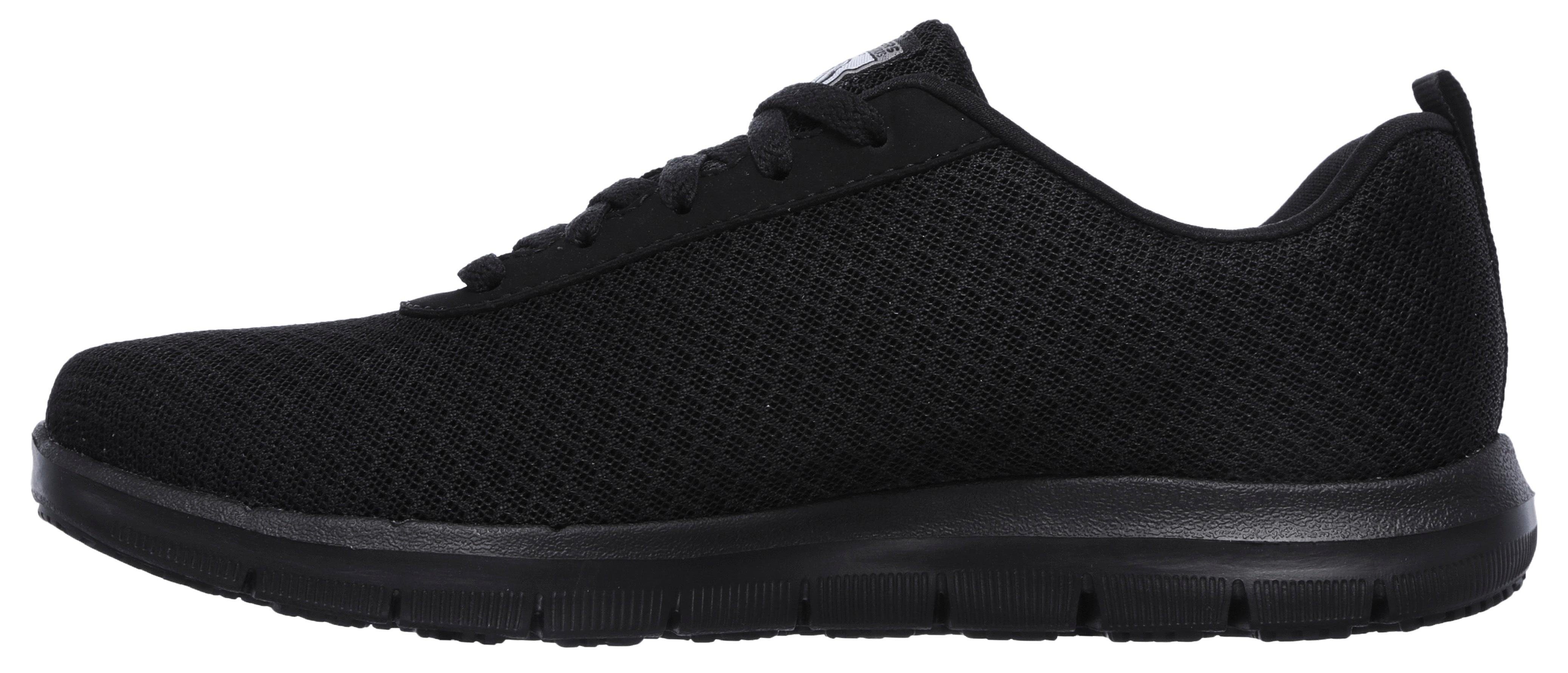 Skechers Werkschoenen Ghenter-Bronaugh veterschoenen Veterschoen voor de horeca met Skechers memory foam binnenzool