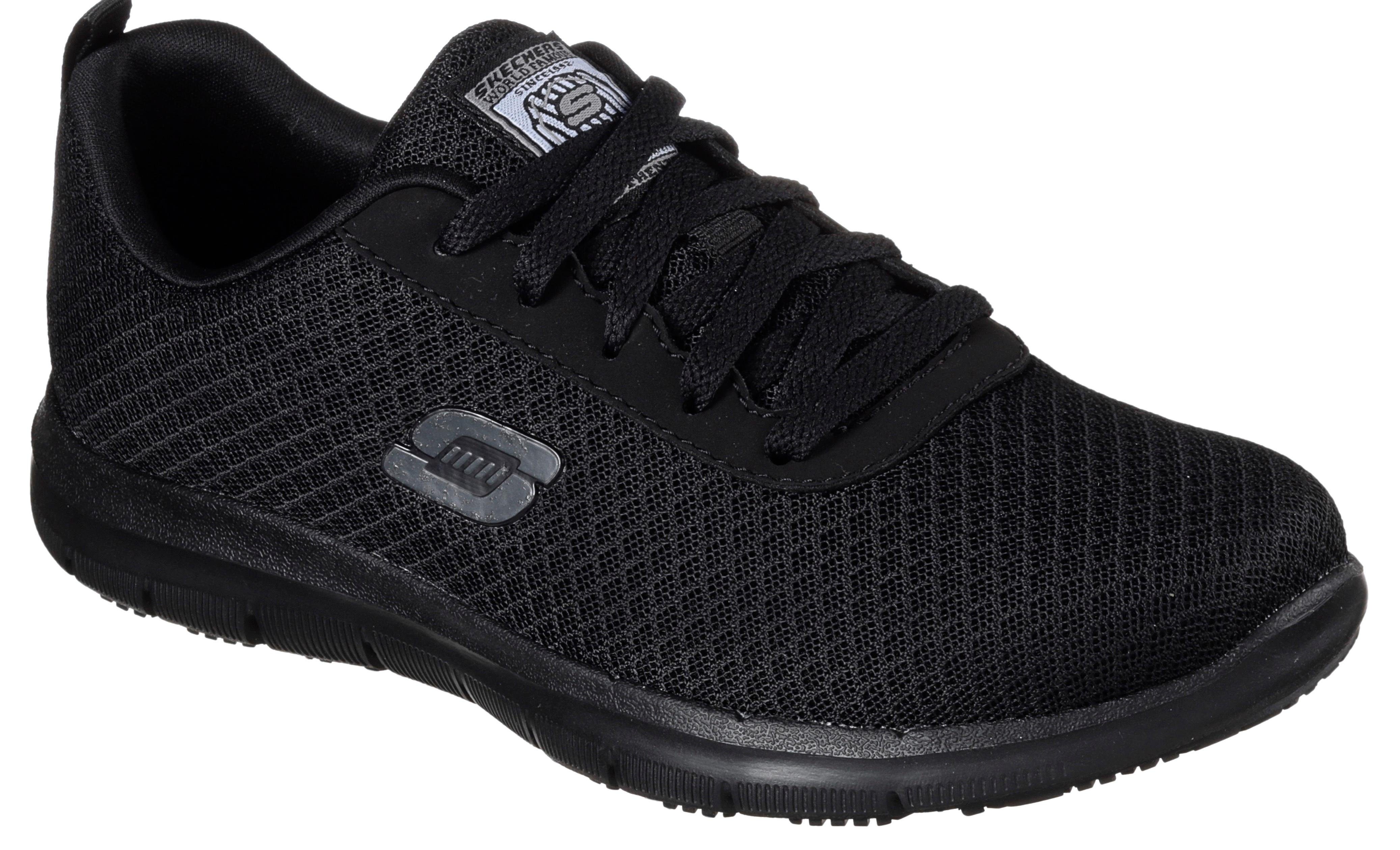 Skechers Werkschoenen Ghenter-Bronaugh veterschoenen Veterschoen voor de horeca met Skechers memory foam binnenzool