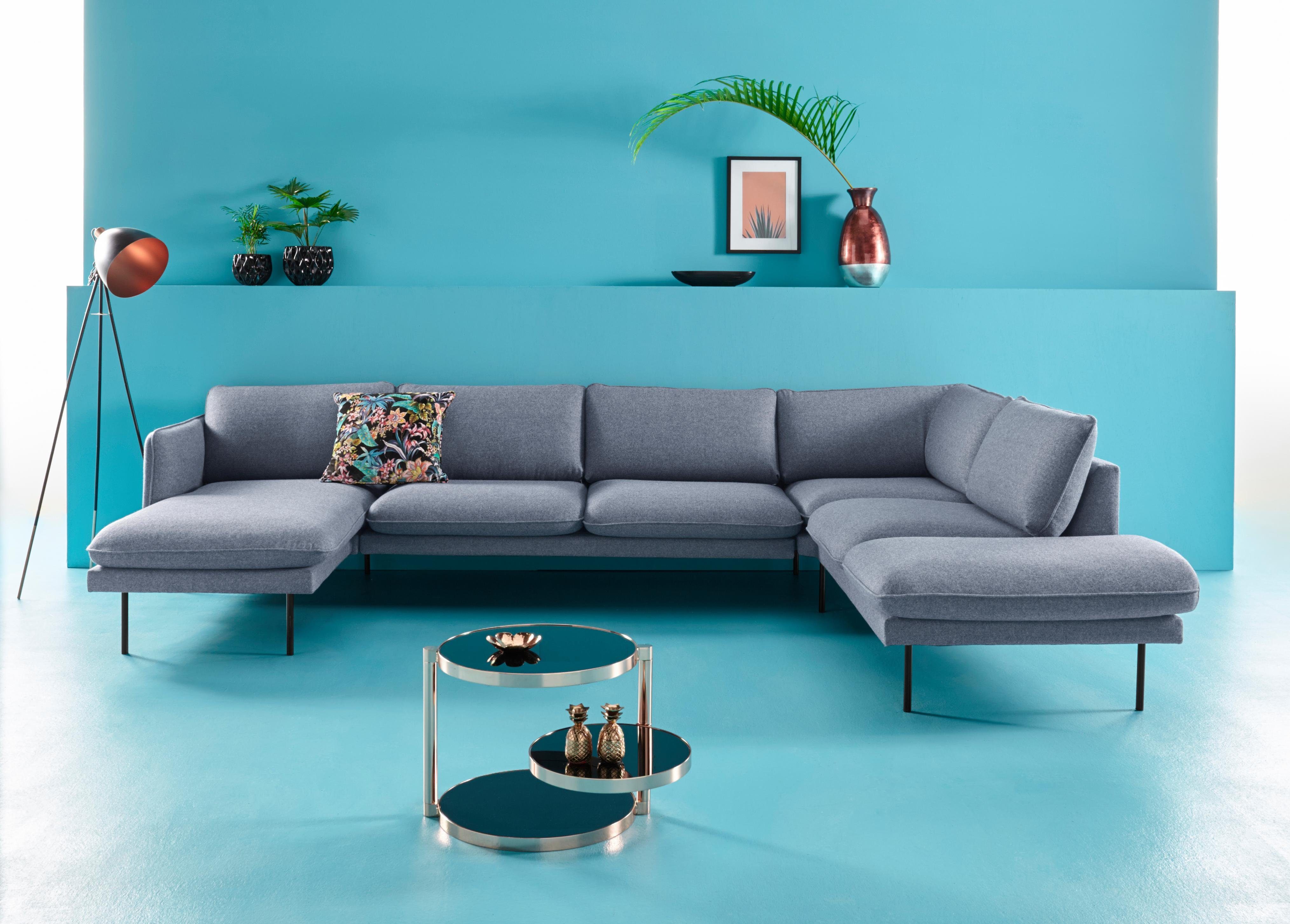 COUCH ♥ Zithoek Levon in een moderne look, met metalen poten, couch favorieten
