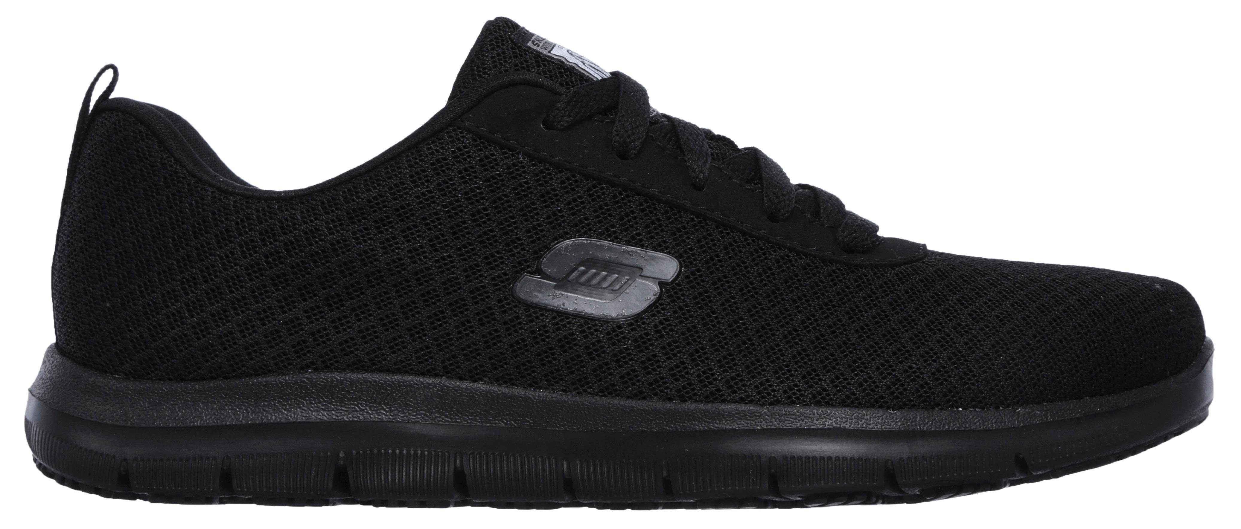 Skechers Werkschoenen Ghenter-Bronaugh veterschoenen Veterschoen voor de horeca met Skechers memory foam binnenzool