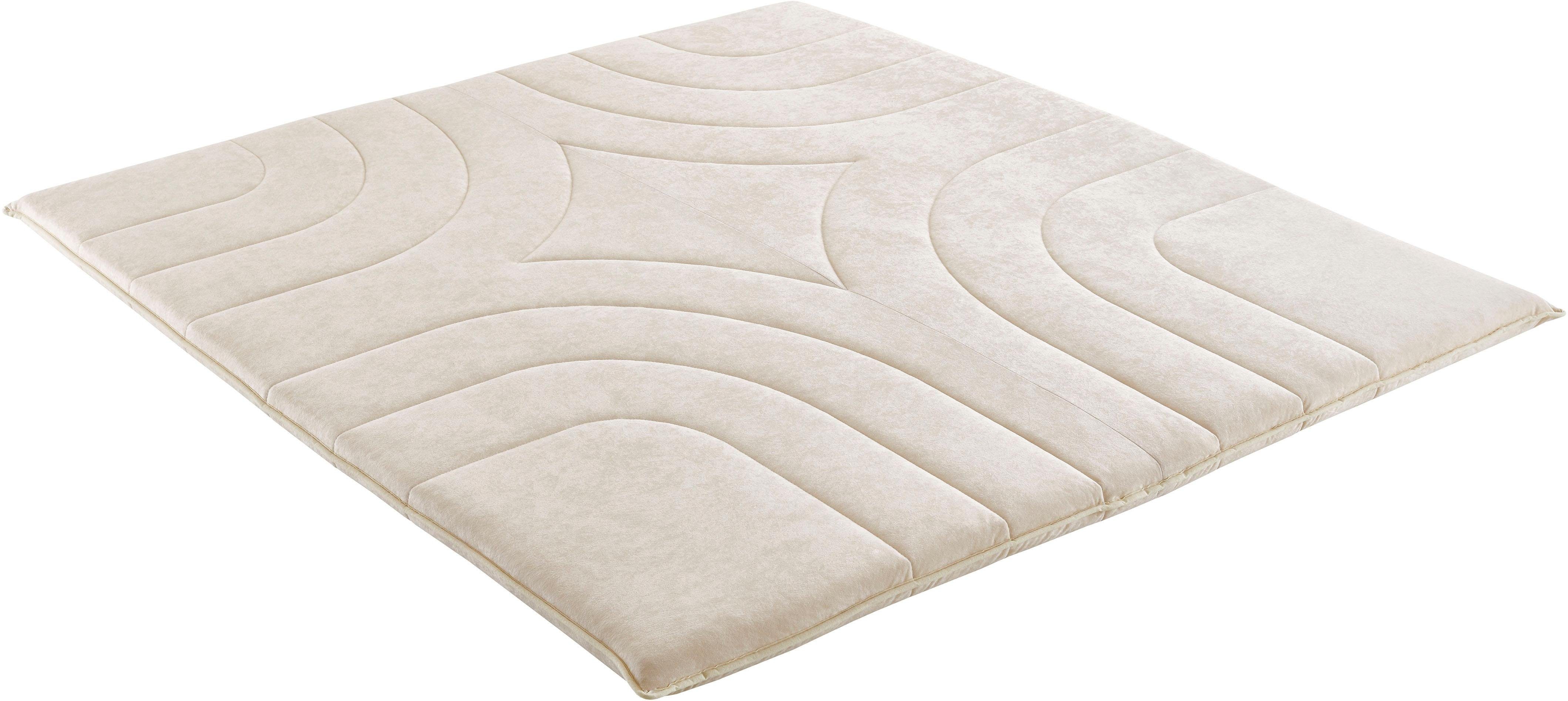 Westfalia Polsterbetten Topmatras Colorado Topmatras van koudschuim (1 stuk) topmatrassen maat 100 cm x 200 cm beige