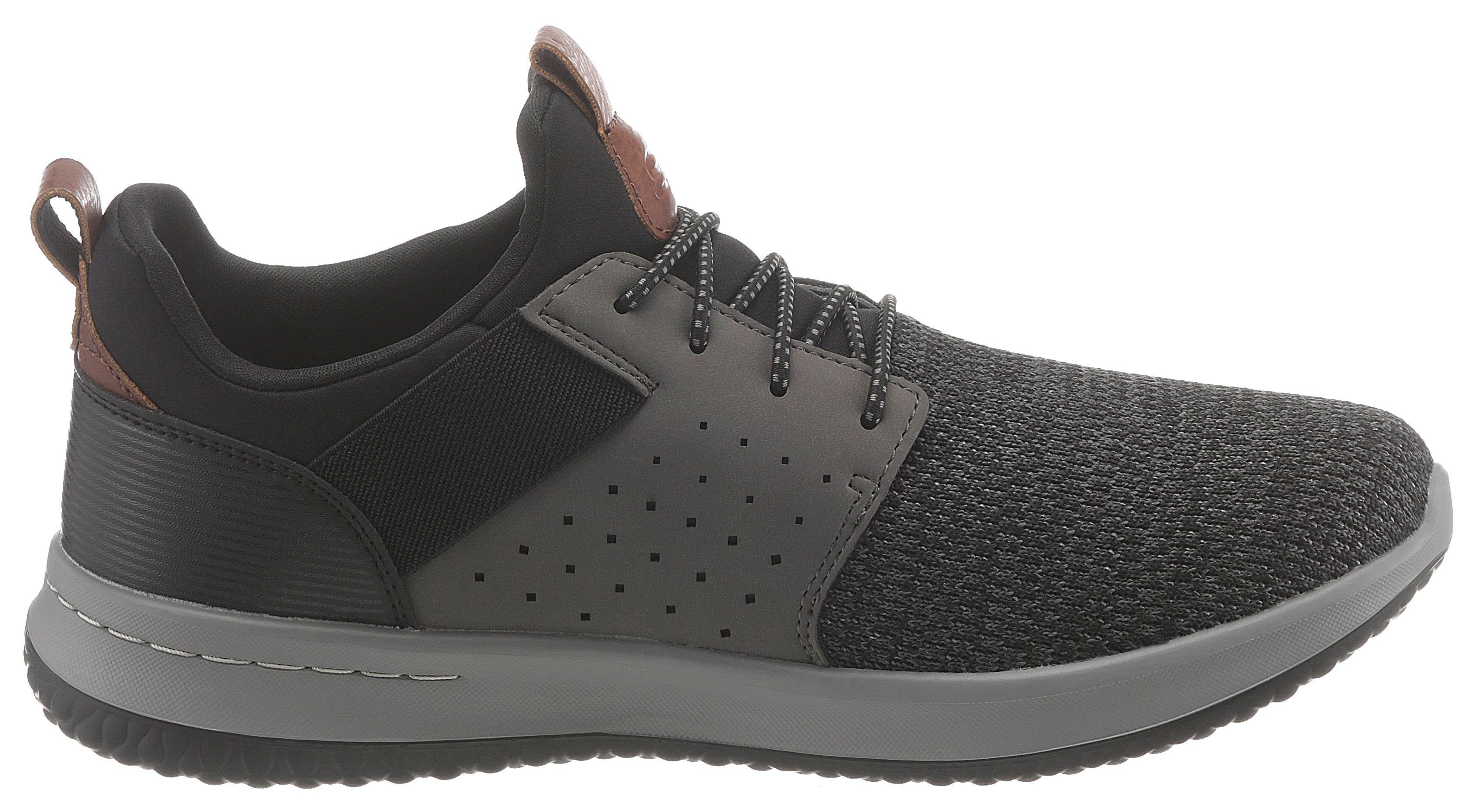 Skechers Slip-on sneakers Delson-Camben Slipper, vrijetijdsschoen met praktische elastiek