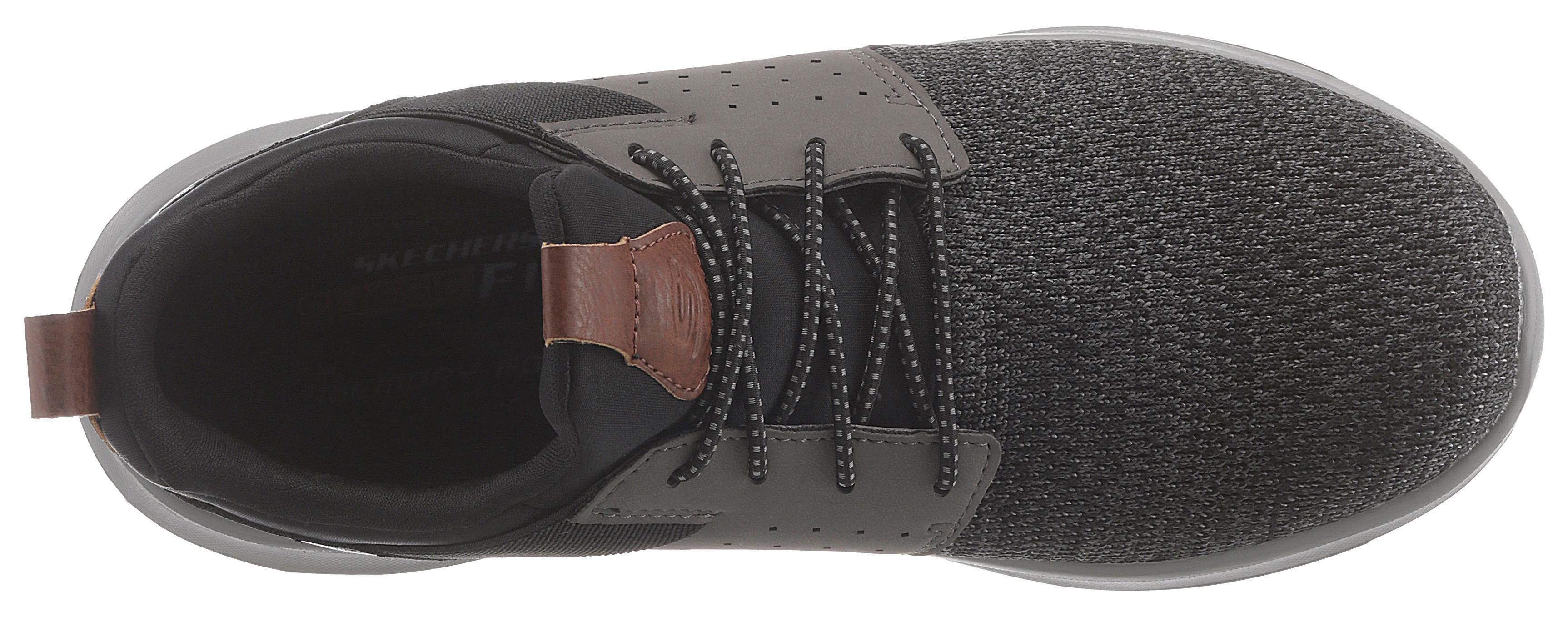 Skechers Slip-on sneakers Delson-Camben Slipper, vrijetijdsschoen met praktische elastiek