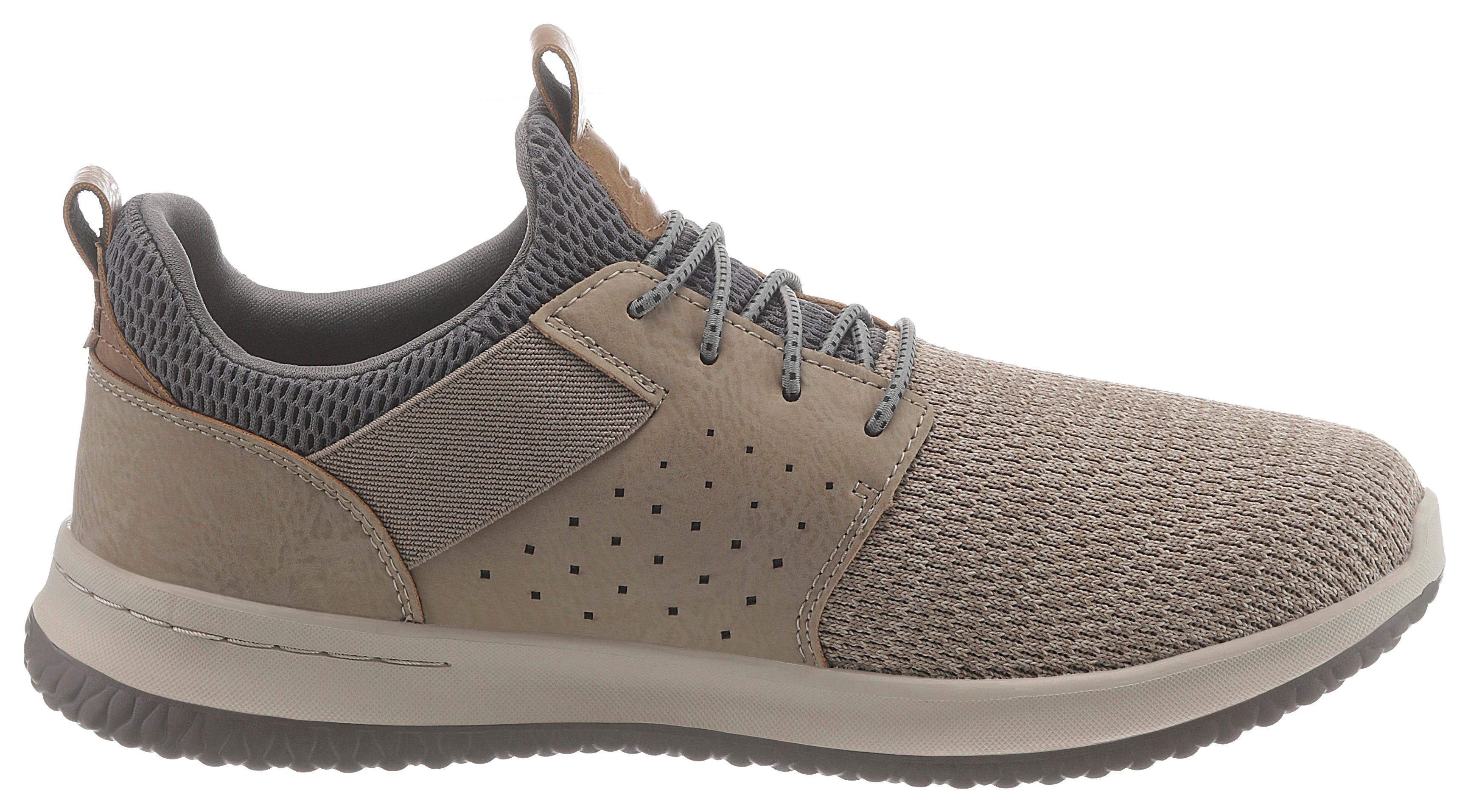 Skechers Slip-on sneakers Delson-Camben Slipper, vrijetijdsschoen met praktische elastiek