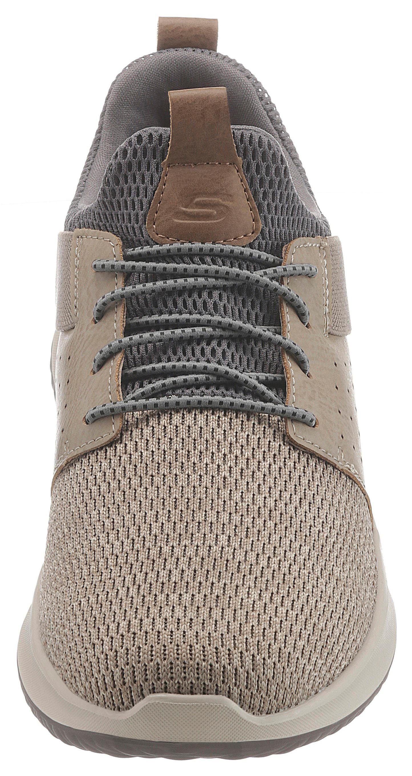 Skechers Slip-on sneakers Delson-Camben Slipper, vrijetijdsschoen met praktische elastiek