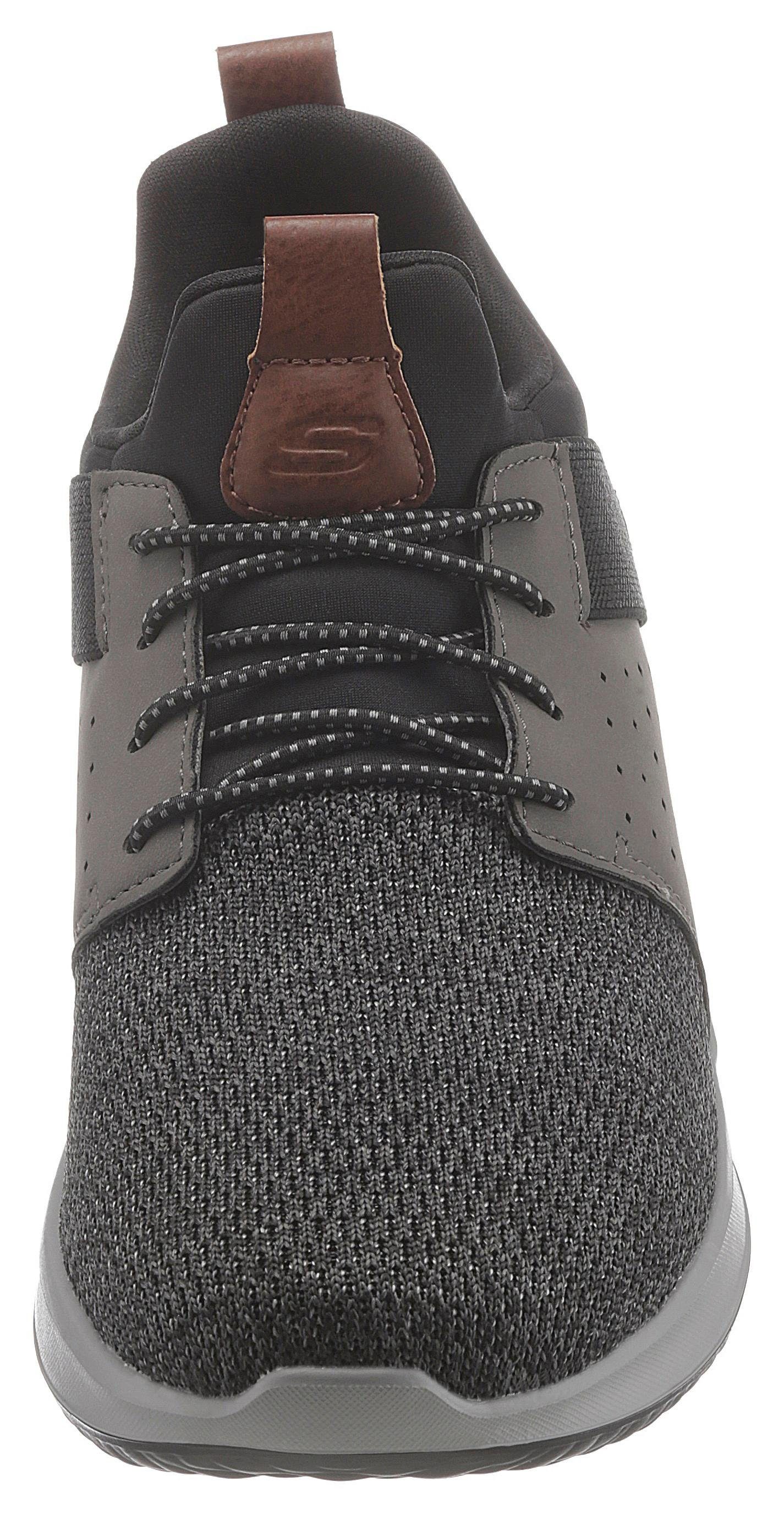Skechers Slip-on sneakers Delson-Camben Slipper, vrijetijdsschoen met praktische elastiek