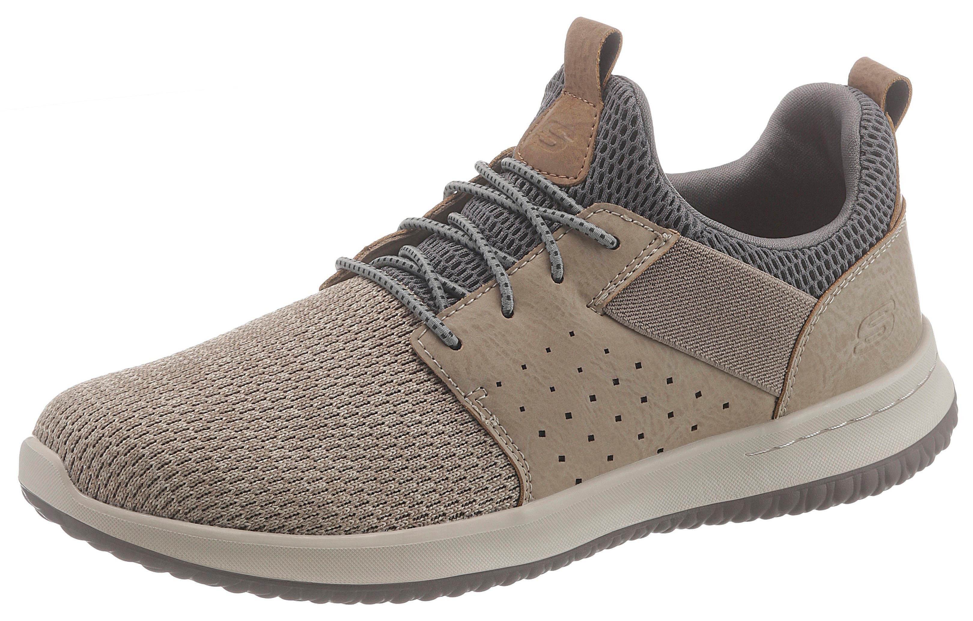 Skechers Slip-on sneakers Delson-Camben Slipper, vrijetijdsschoen met praktische elastiek