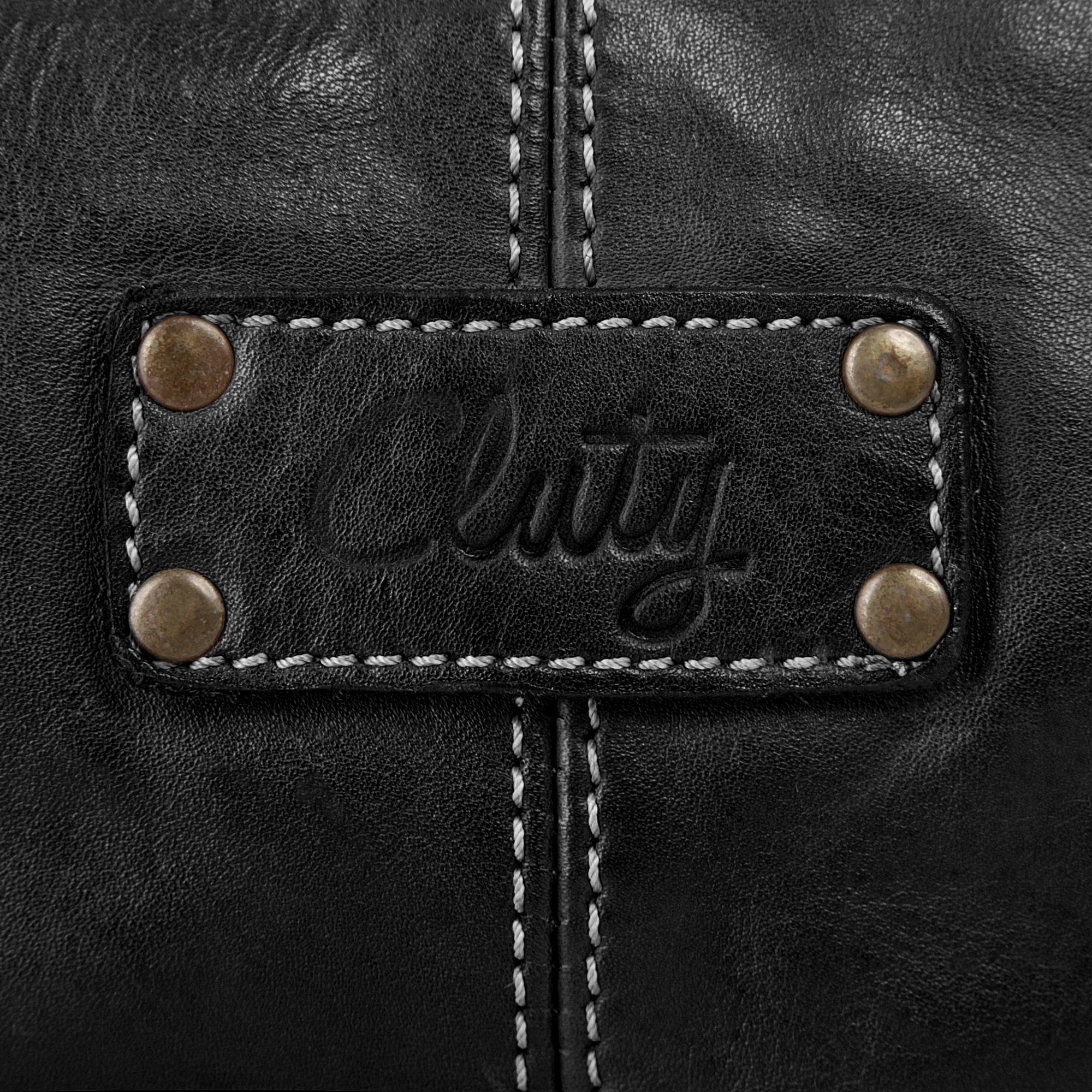 Cluty Schoudertas echt leer, made in italy