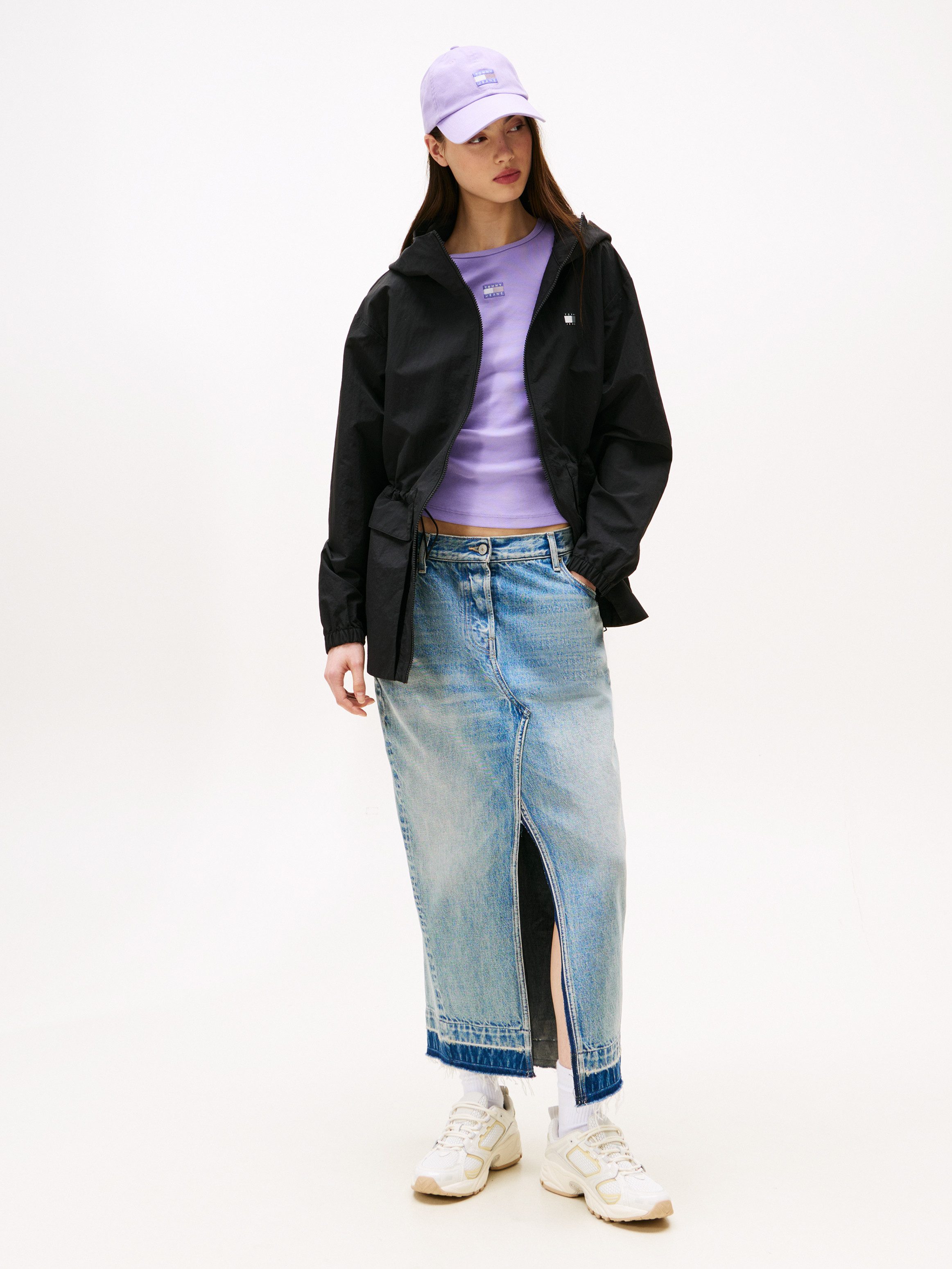 TOMMY JEANS Windbreaker TJW MIDI HOODED WINDBREAKER