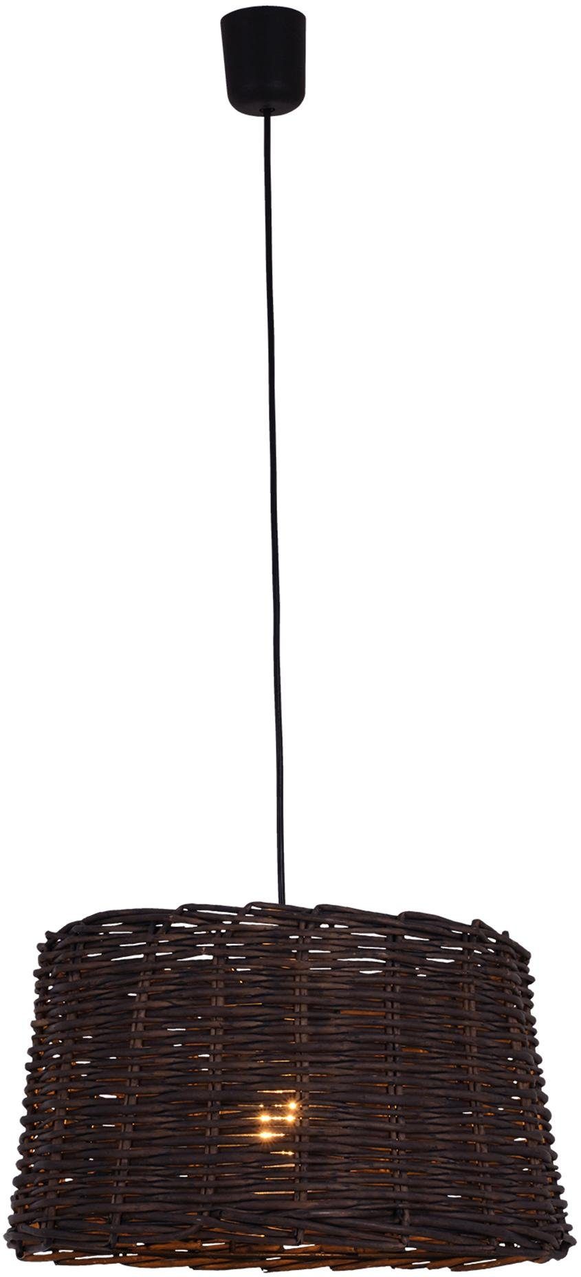 näve Hanglamp Mand Hanglicht, hanglamp (1 stuk) hanglampen bruin
