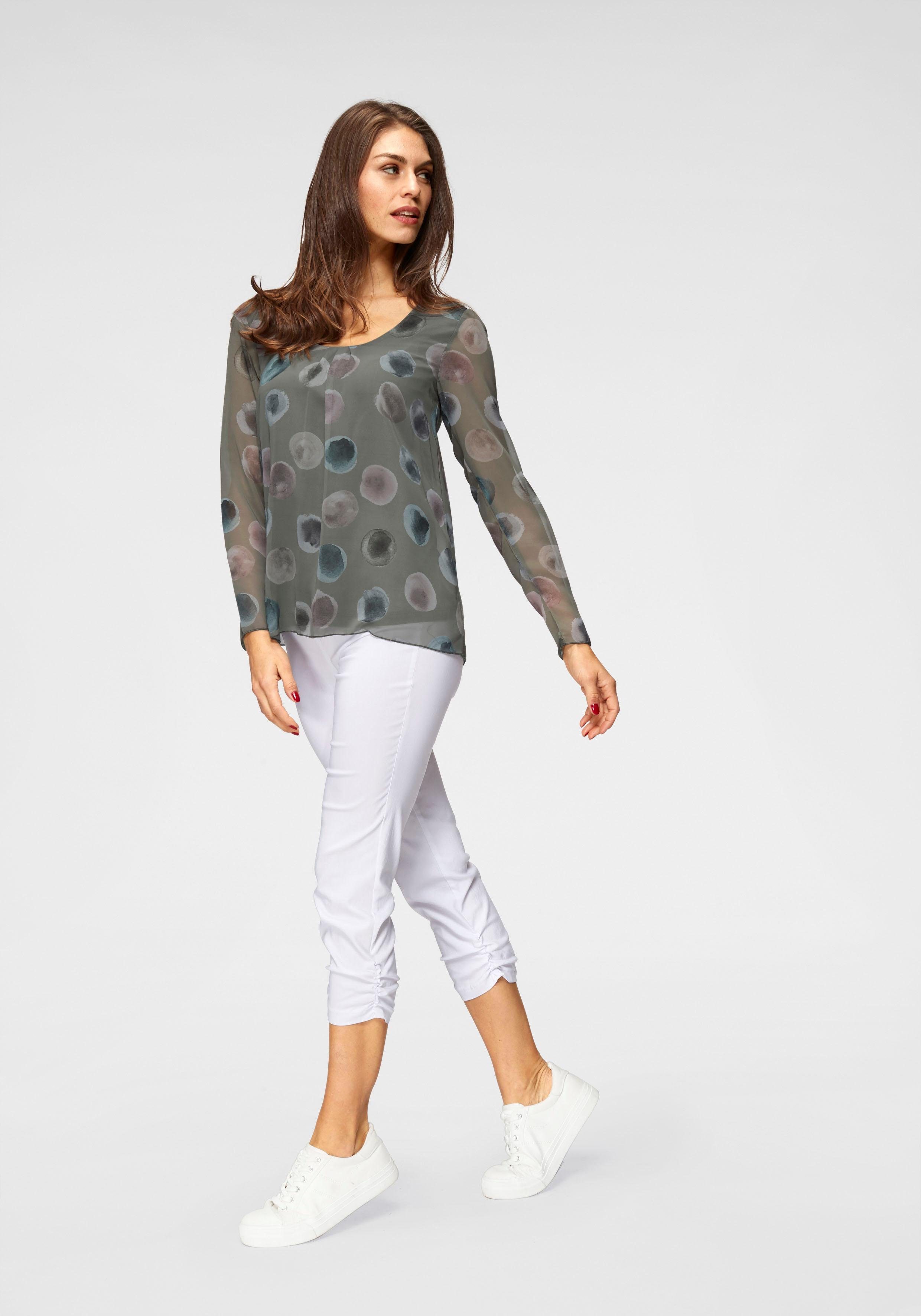 Aniston SELECTED Blouse zonder sluiting met ondoorzichtige jerseyvoering