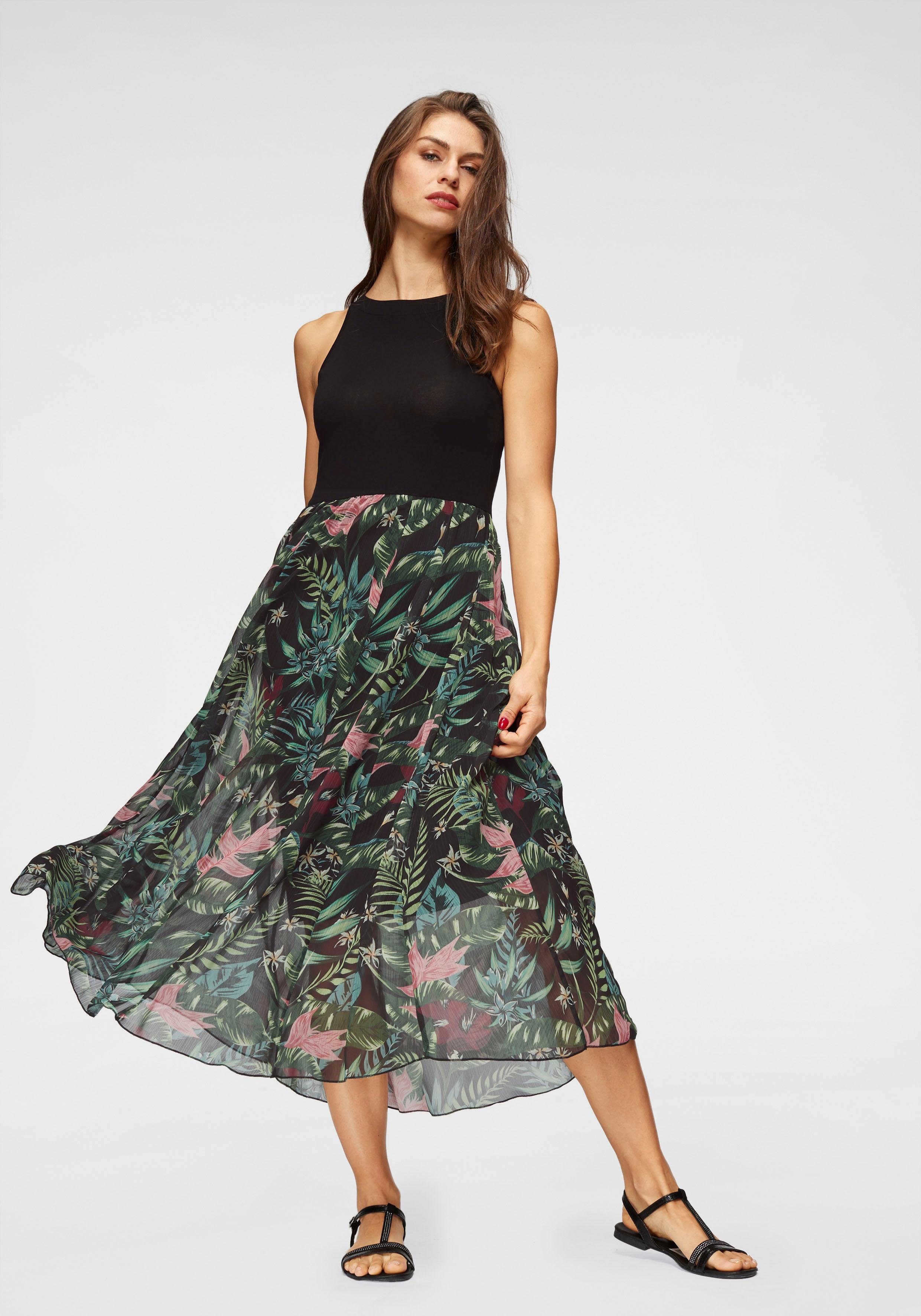 Aniston SELECTED Zomerjurk met veelkleurige rok