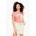 garcia t-shirt e10209 met ronde hals roze