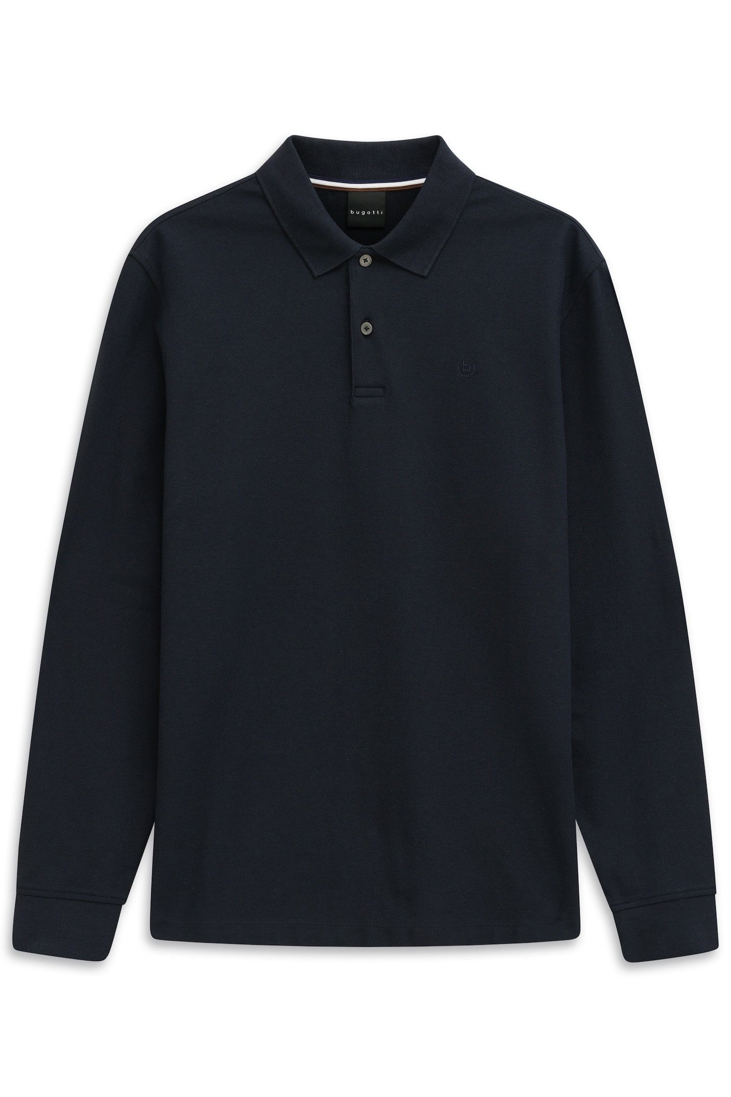 Bugatti Poloshirt met lange mouwen MODERN FIT van puur katoen