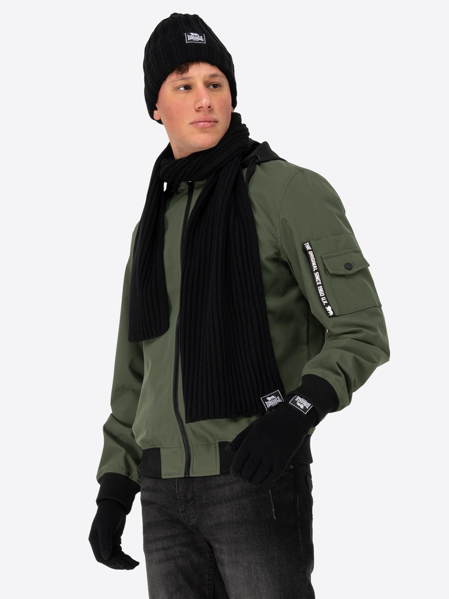 Lonsdale Beanie ACOMB (3 stuks)