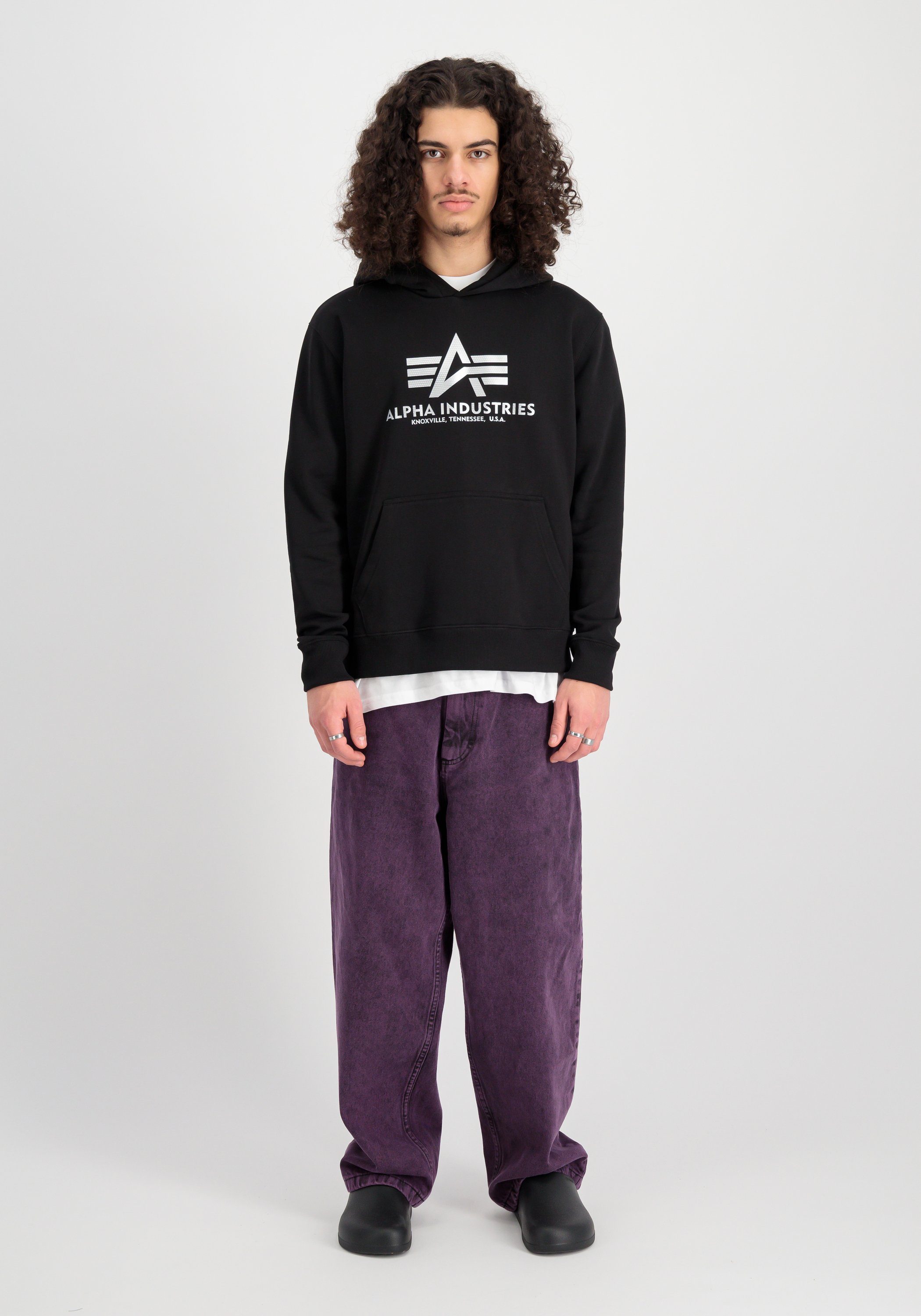 Alpha Industries Hoodie Alpha Industries Men - Hoodies Basic Hoodie Carbon