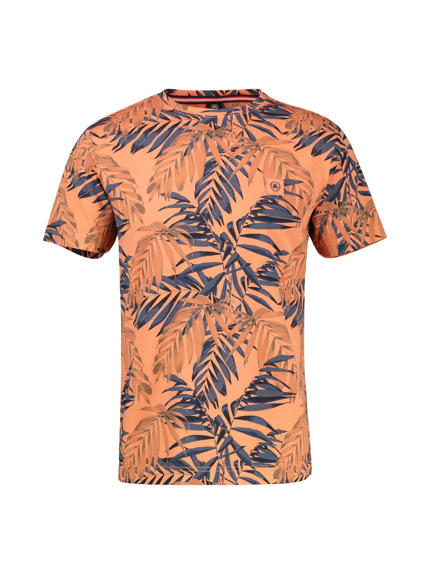 Lerros T-shirt LERROS heren T-shirt, zomers bloemig bedrukt