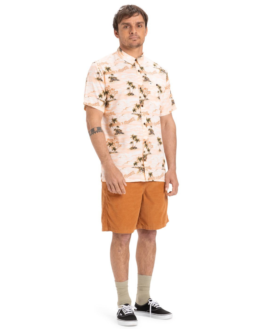 Quiksilver Overhemd met korte mouwen Safe Paradise