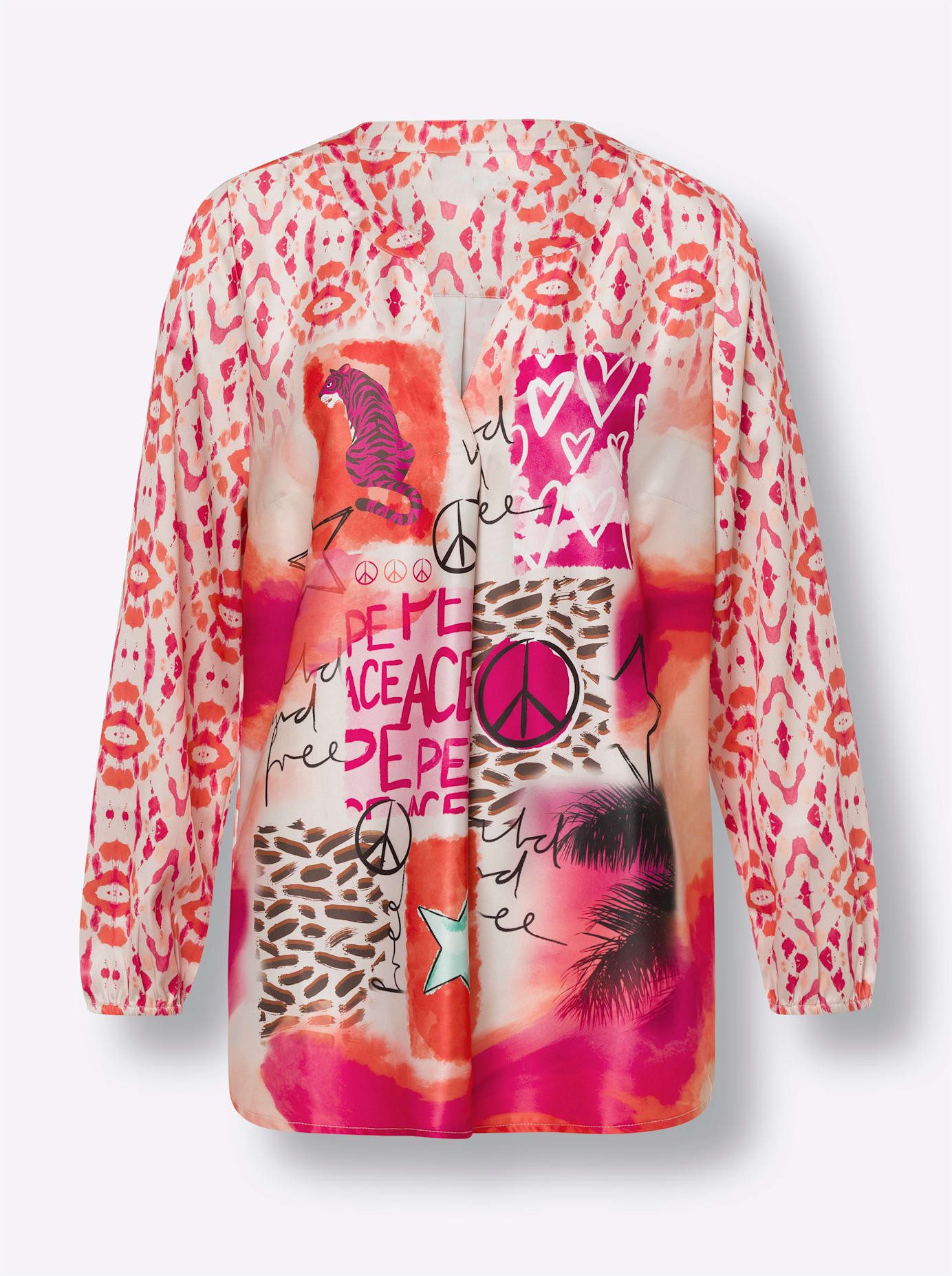 heine Gedessineerde blouse