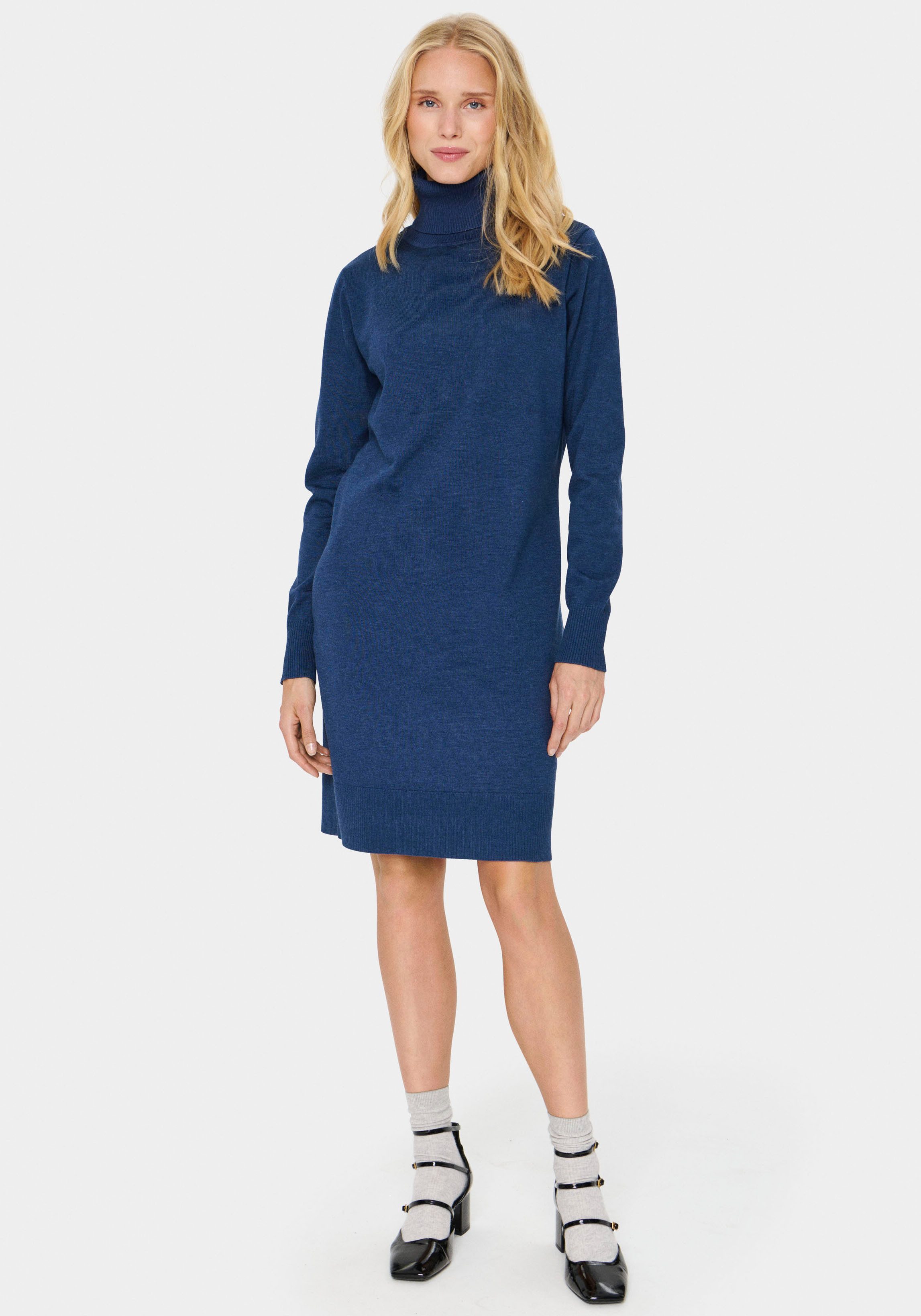 Saint Tropez Gebreide jurk U6801, MilaSZ Rollneck Dress