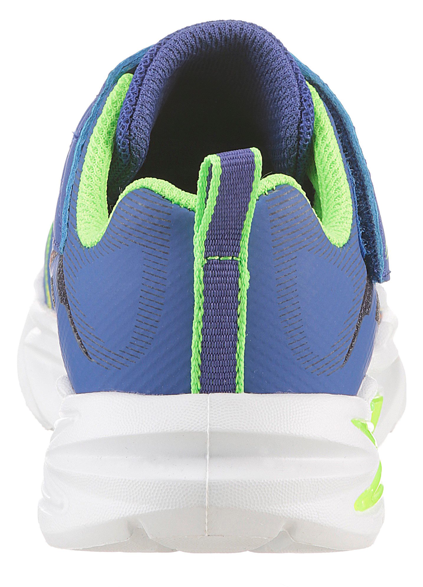 Skechers Babyschoentjes FLEX-GLOW ULTRA LIGHTS , blink-klittenbandschoen om in te glijden, neon, maat sjabloon om te downloaden