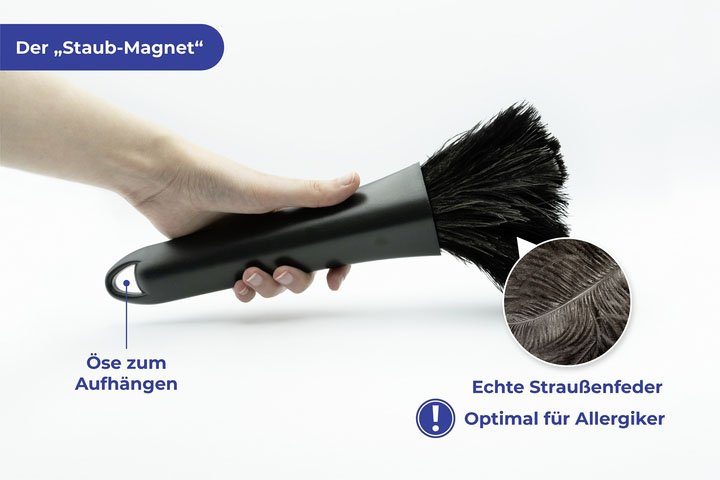 Maximex Plumeau Struisvogelveer uit struisvogelveren, inschuifbaar