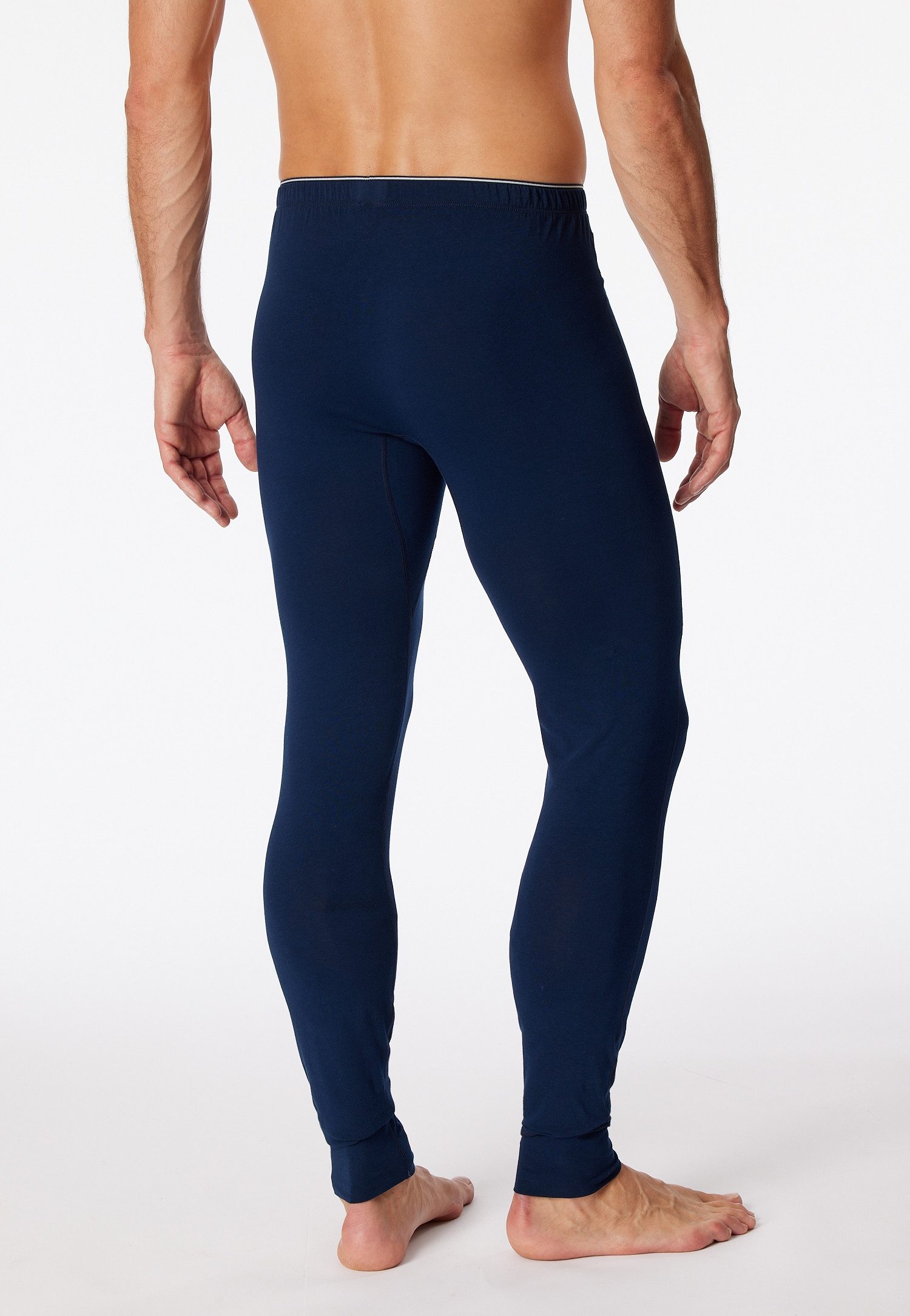 Schiesser Lange onderbroek 95/5 met geweven elastische band (-)