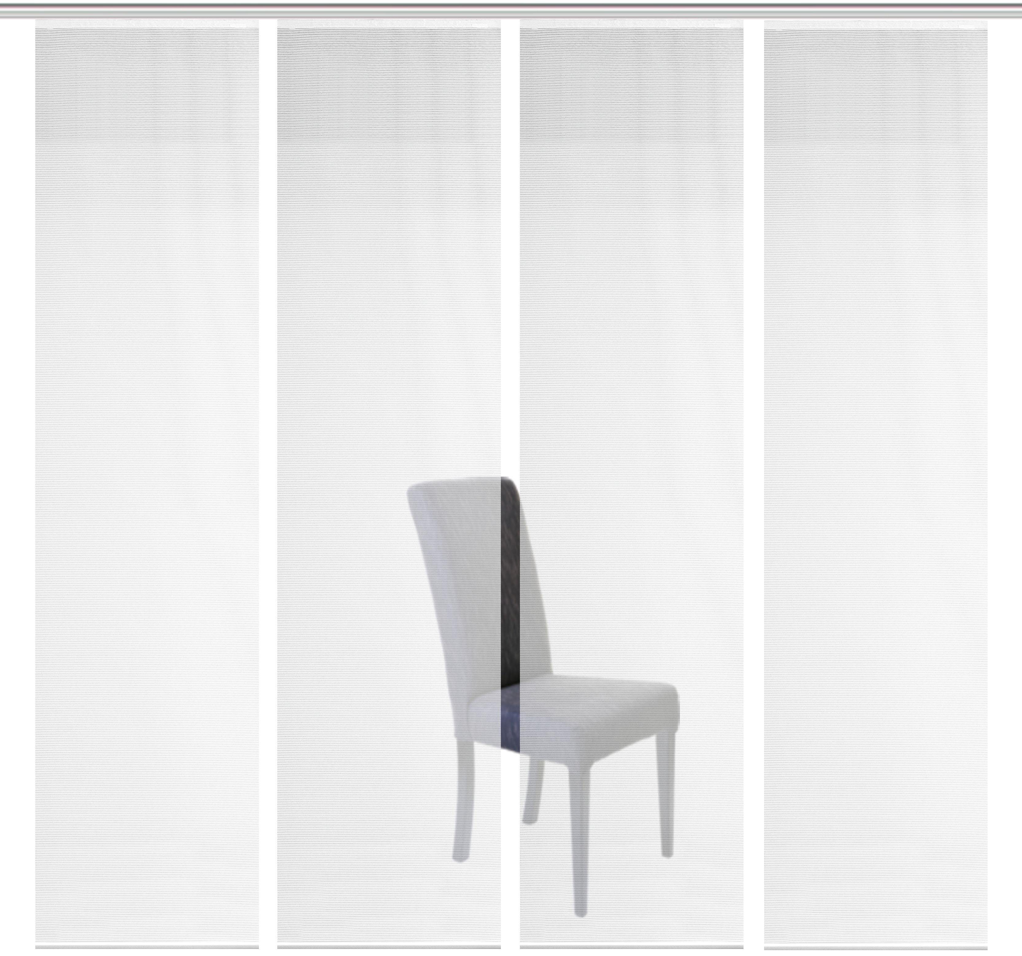 Vision S Paneelgordijn SET VAN 4 ROM Hxb: 260x60, paneelgordijn set van 4 uni (4 stuks)