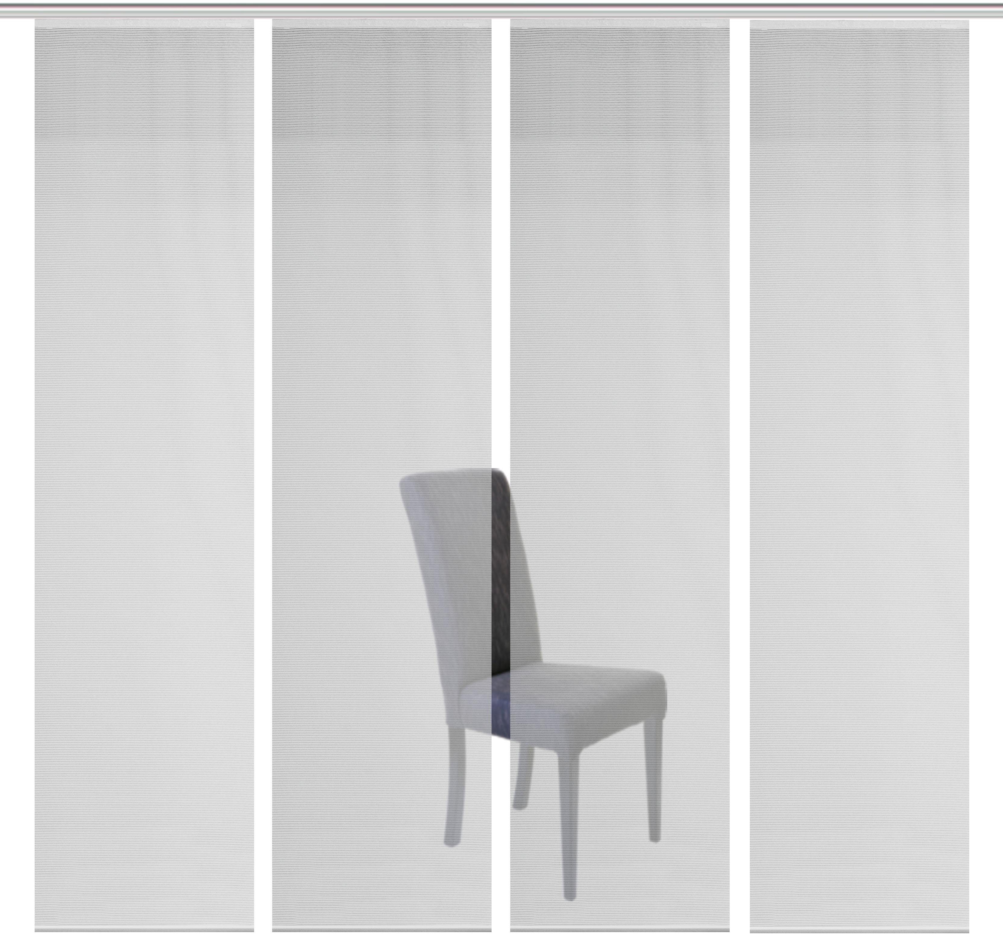 Vision S Paneelgordijn SET VAN 4 ROM Hxb: 260x60, paneelgordijn set van 4 uni (4 stuks)