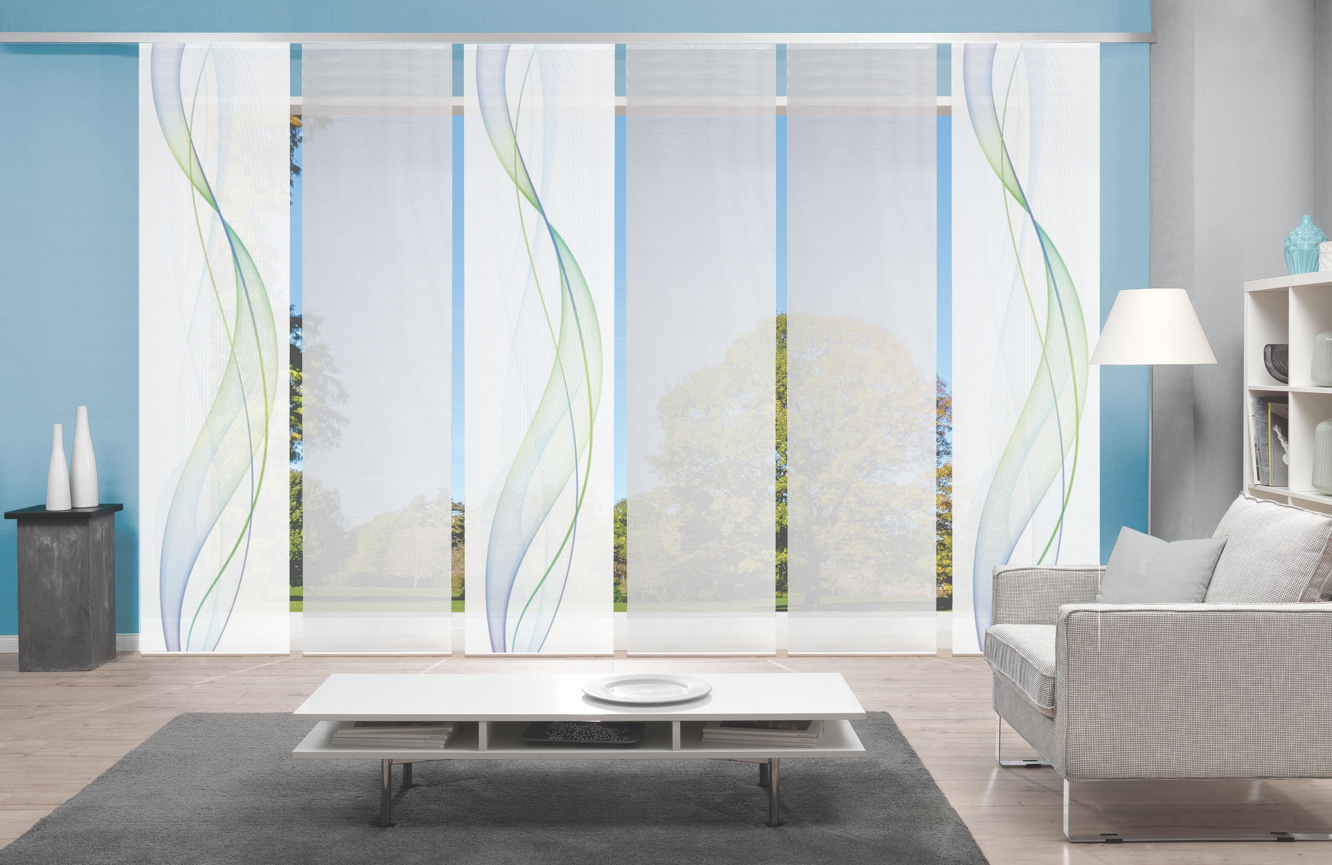Vision S Paneelgordijn SET VAN 6 HEIGHTS HxB: 260x60, paneelgordijn set van 6 digitale prints (6 stuks)