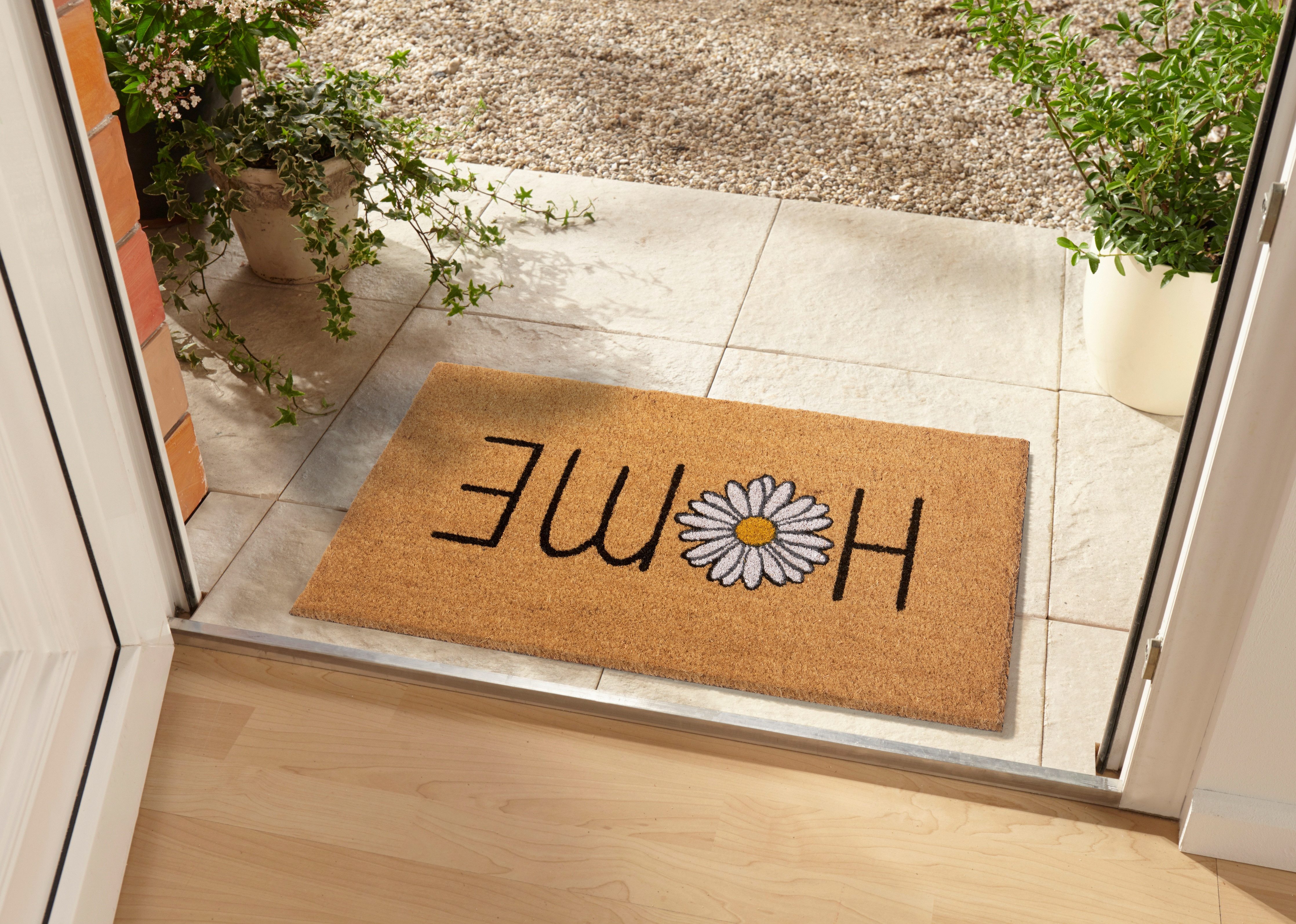 HANSE Home Mat Home, deurmat Kokos, vuilopvangmat, outdoor, antislip, binnen, kokosmat, gang