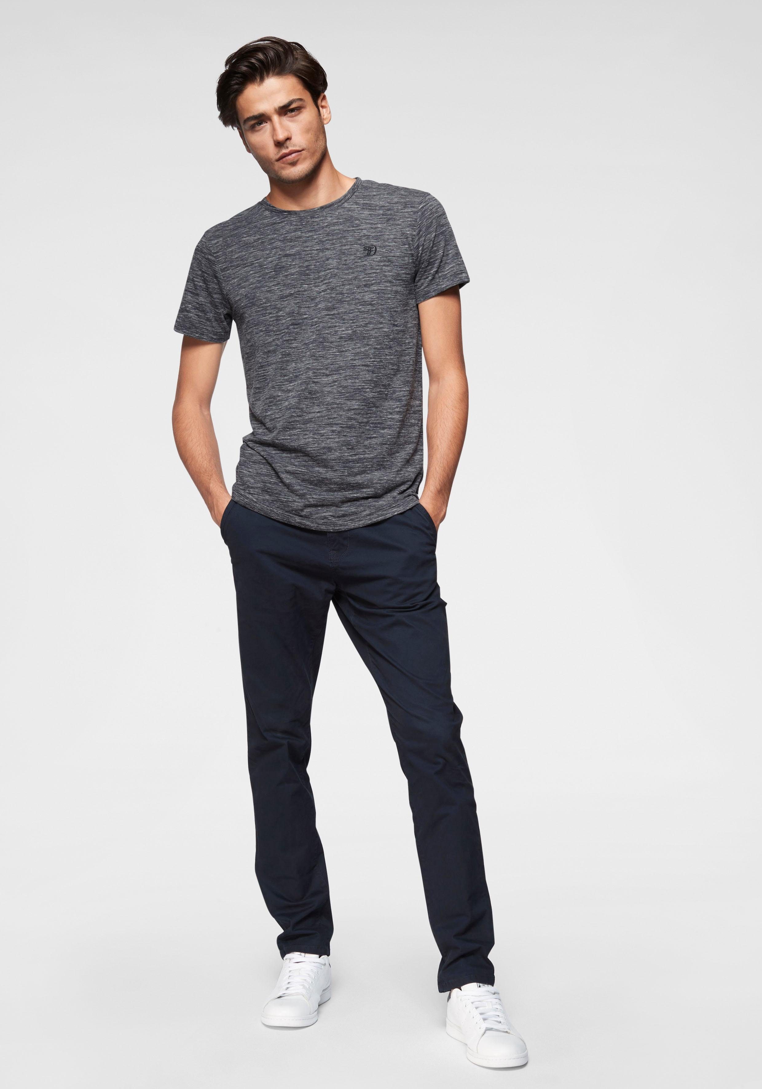 Tom Tailor Denim Chino licht voorgewassen (set, Met riem)