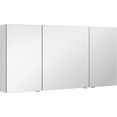 marlin spiegelkast 3980 met dubbelzijdig spiegelende deuren, voorgemonteerd wit