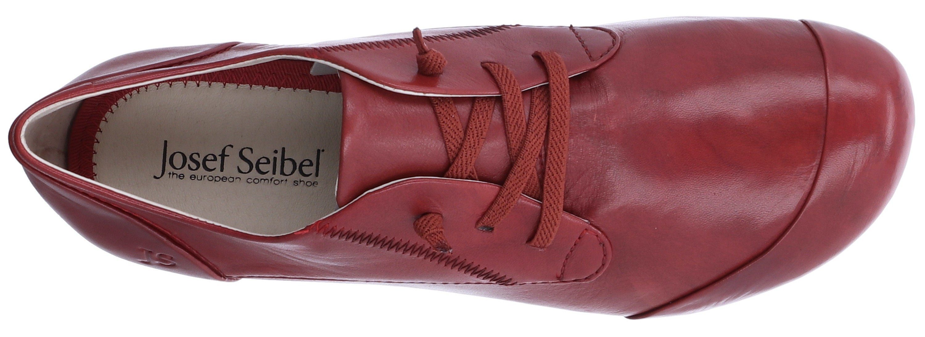 Josef Seibel Instappers Fiona 01 Comfortschoen, instapschoen met elastische decoratieve veters