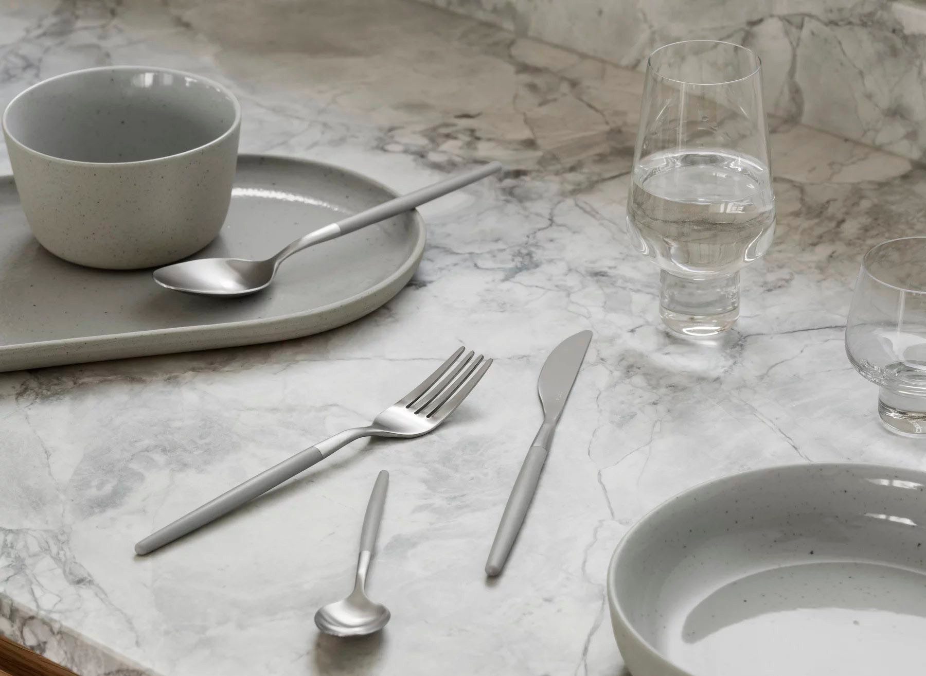 BLOMUS Bestekset Maxime mat, geborsteld, handgrepen met kunststof coating (16-delig)