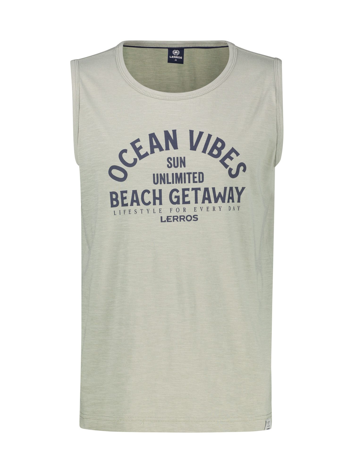 Lerros Muscle-shirt LERROS heren tanktop met borstprint