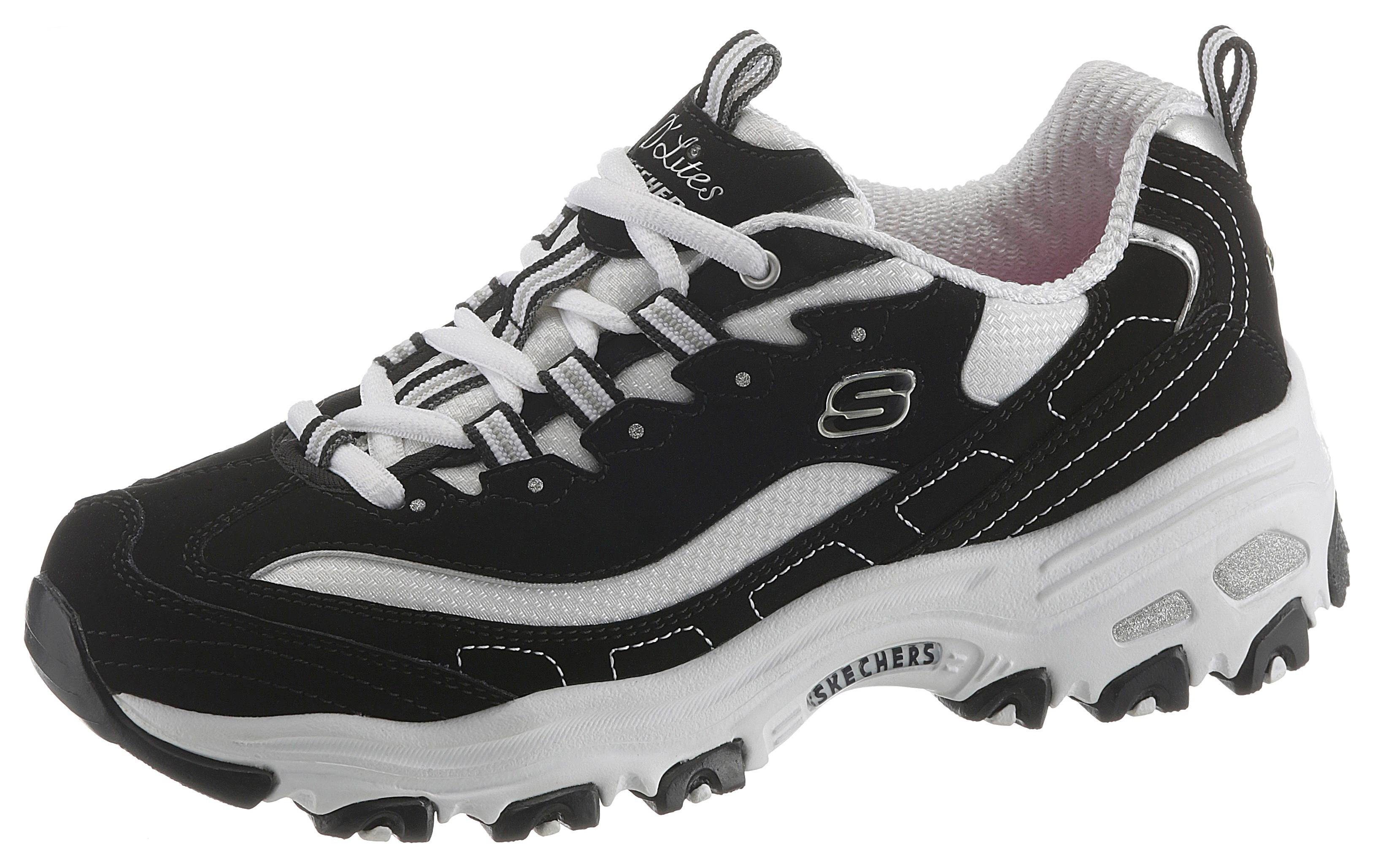 Skechers Sneakers D´Lites - Biggest Fan Vrijetijdsschoen, lage schoen, veterschoen in trendy chunky-stijl