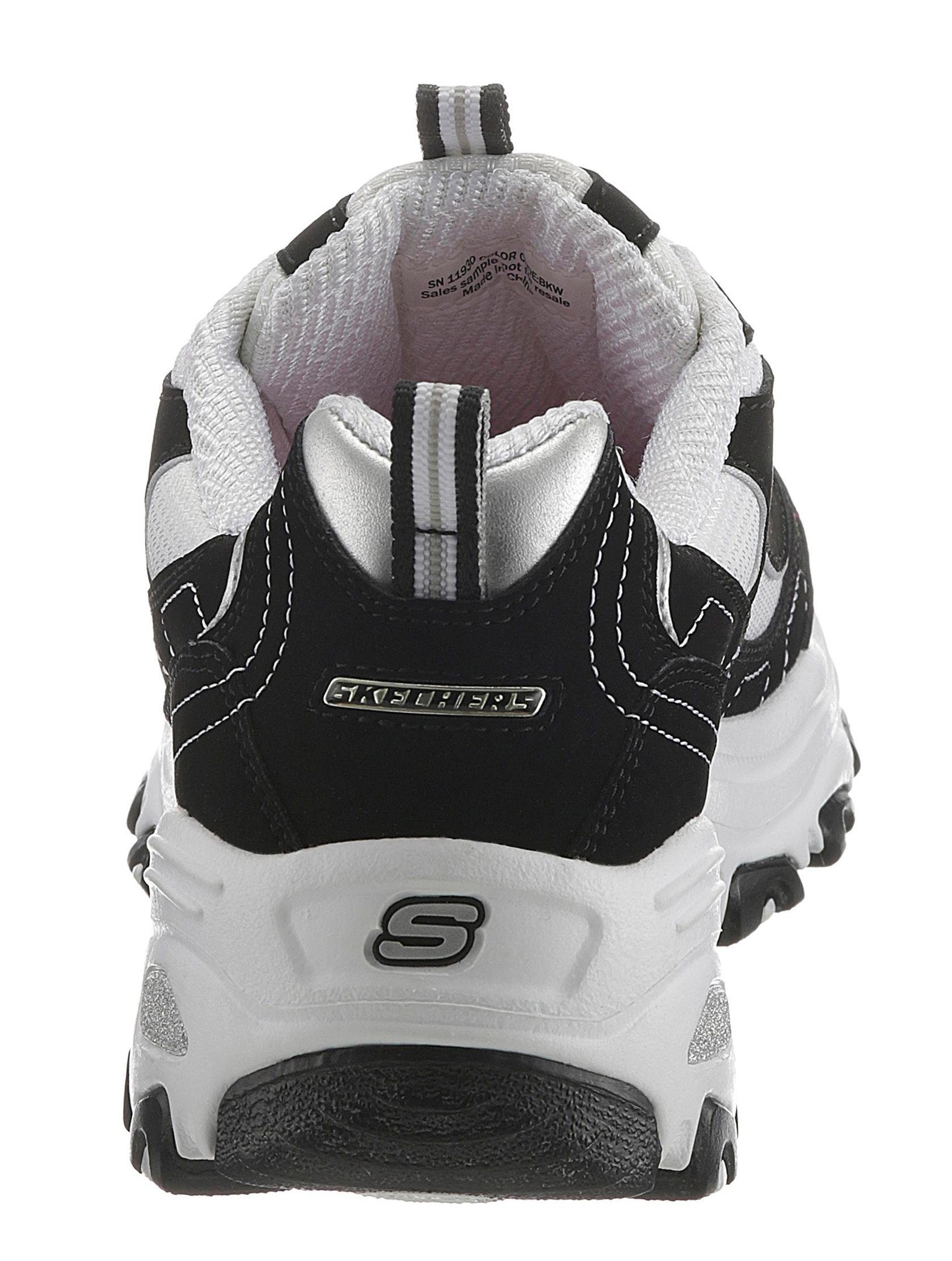 Skechers Sneakers D´Lites - Biggest Fan Vrijetijdsschoen, lage schoen, veterschoen in trendy chunky-stijl
