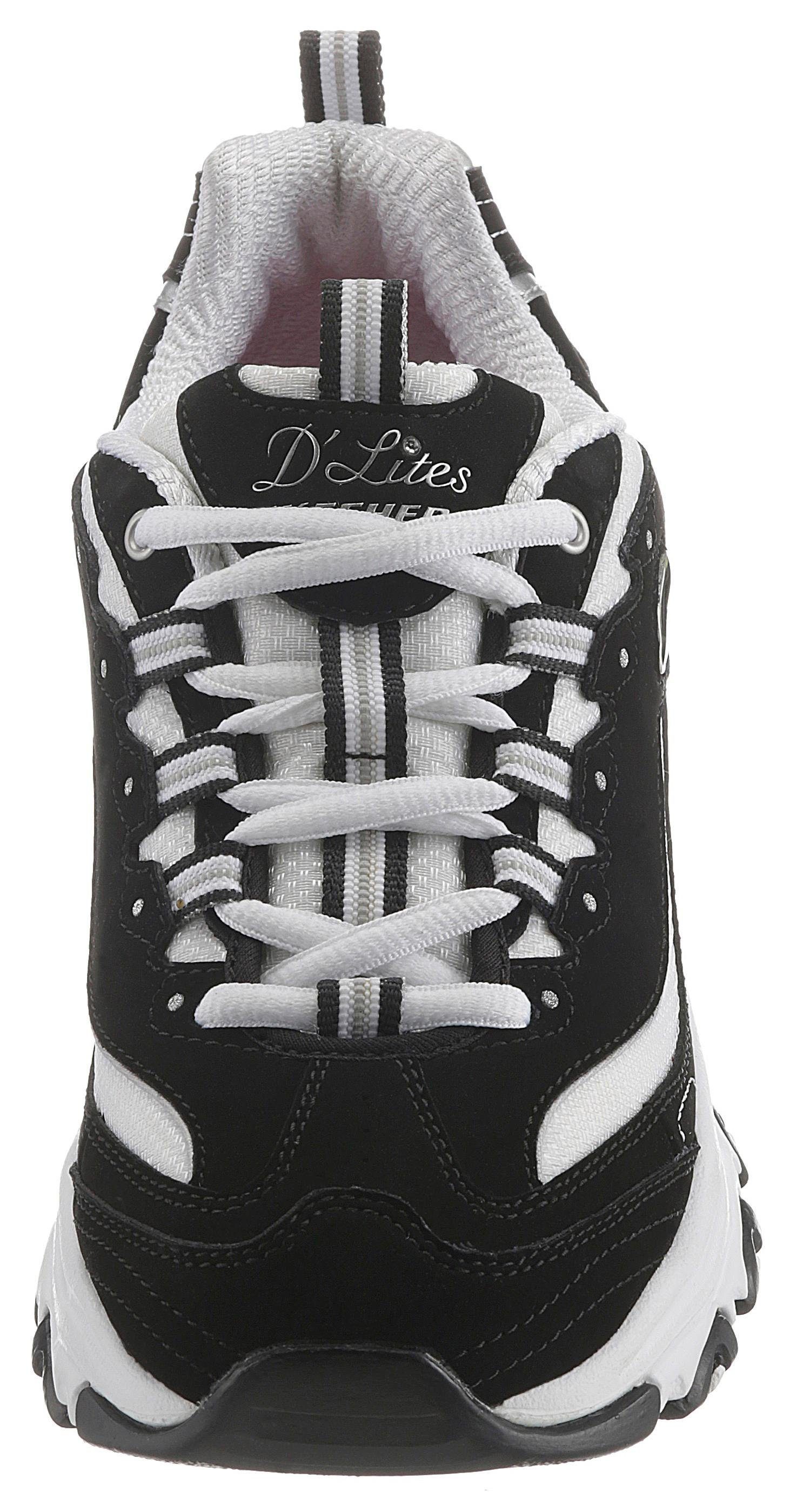 Skechers Sneakers D´Lites - Biggest Fan Vrijetijdsschoen, lage schoen, veterschoen in trendy chunky-stijl