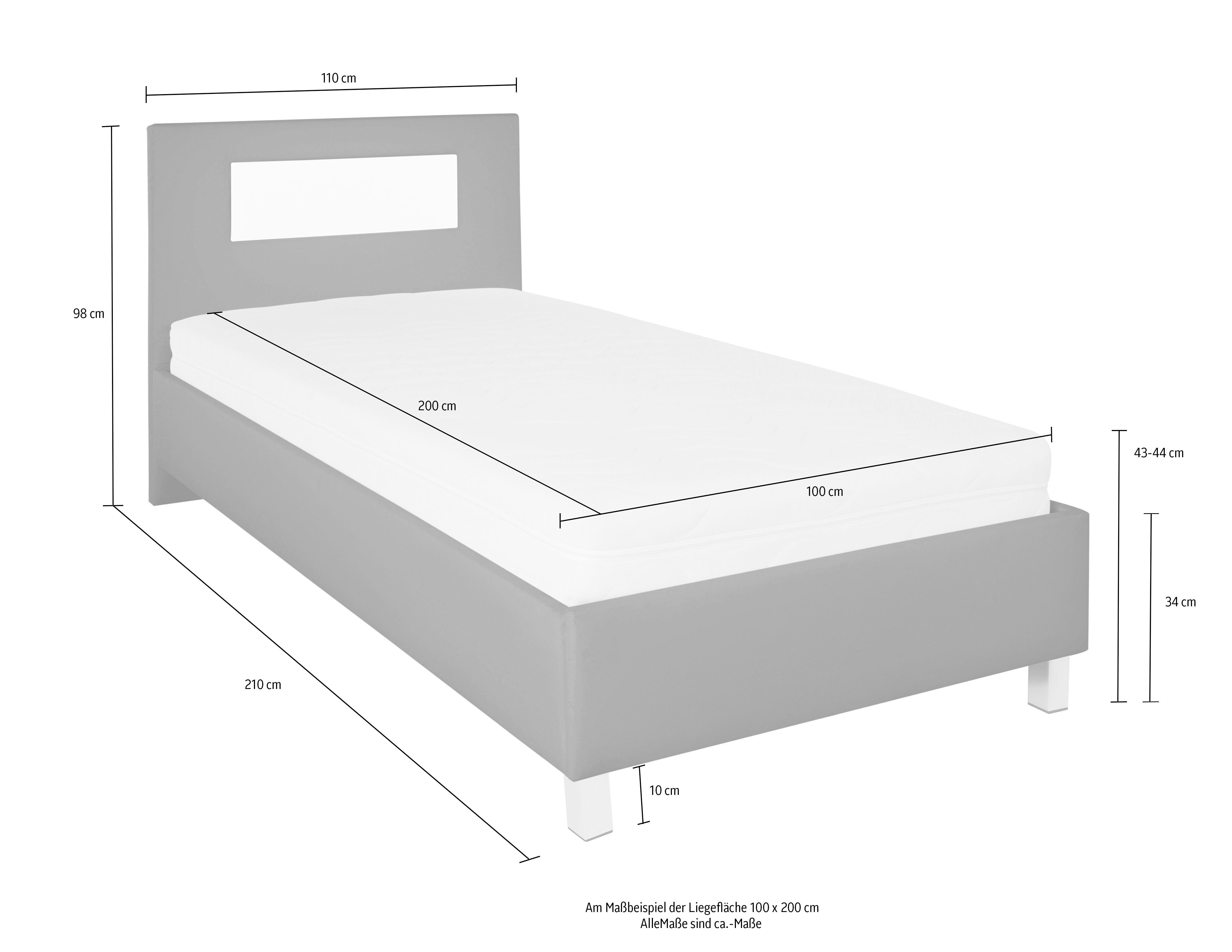 Westfalia Polsterbetten Gestoffeerd bed