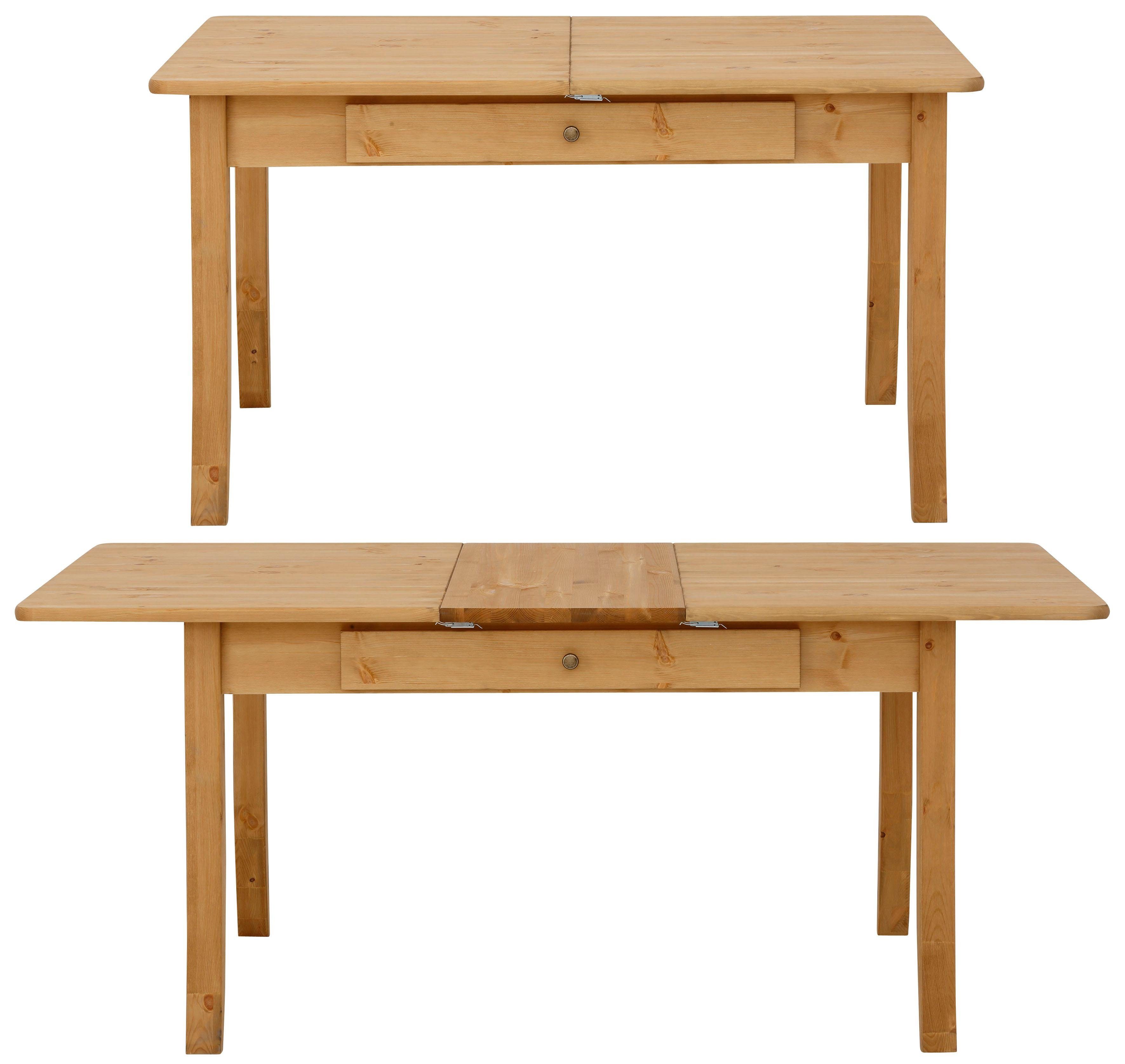 Home affaire Eettafel PALERMO met uitschuiffunctie en 2 laden, fsc® gecertificeerd