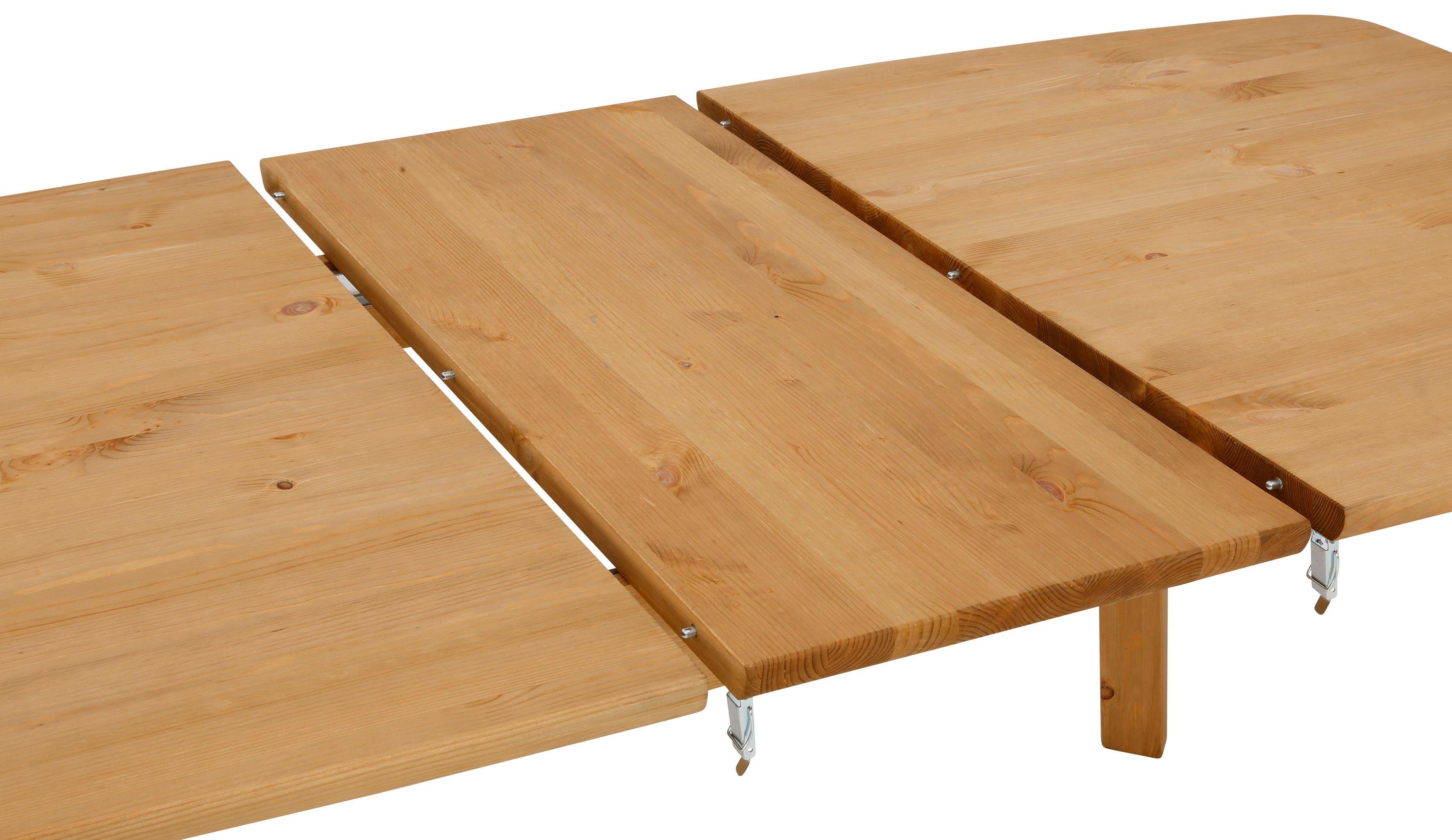 Home affaire Eettafel PALERMO met uittrekfunctie, van massief hout, fsc® gecertificeerd