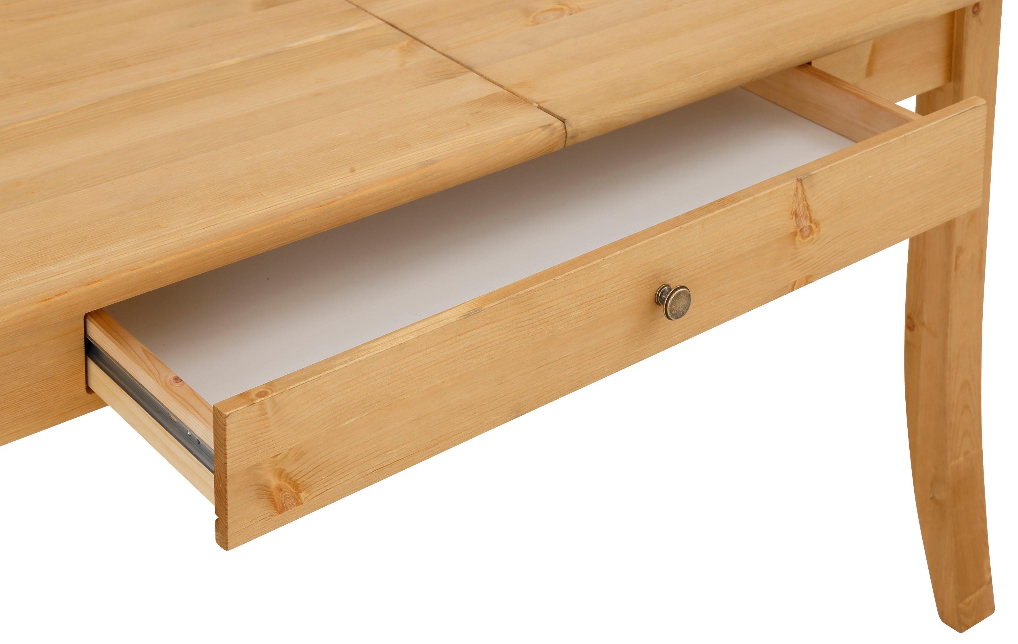 Home affaire Eettafel PALERMO met uitschuiffunctie en 2 laden, fsc® gecertificeerd