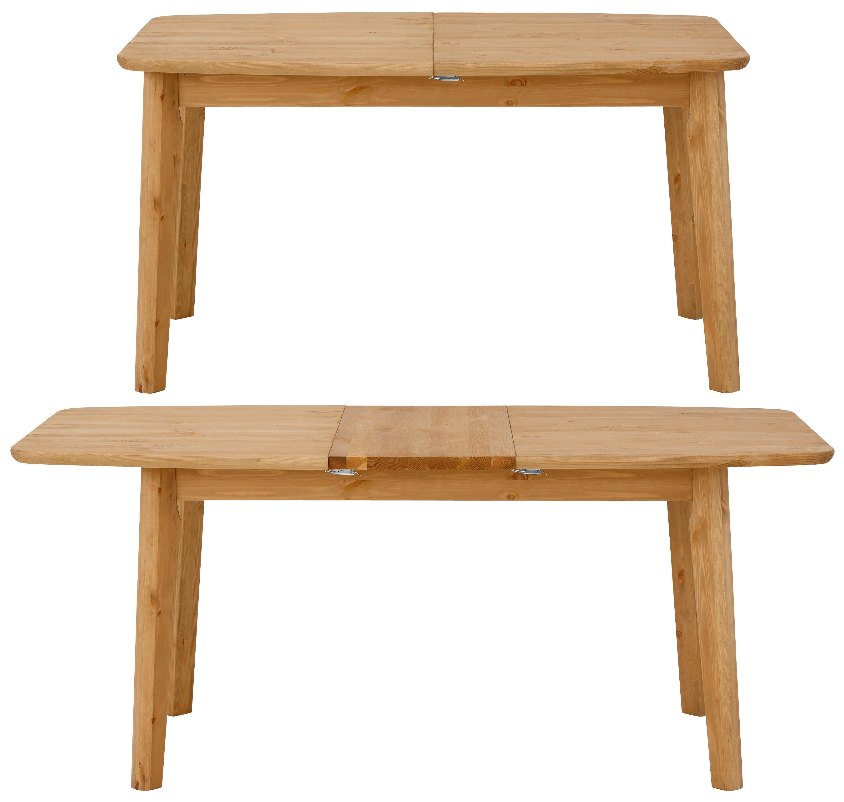 Home affaire Eettafel PALERMO met uittrekfunctie, van massief hout, fsc® gecertificeerd