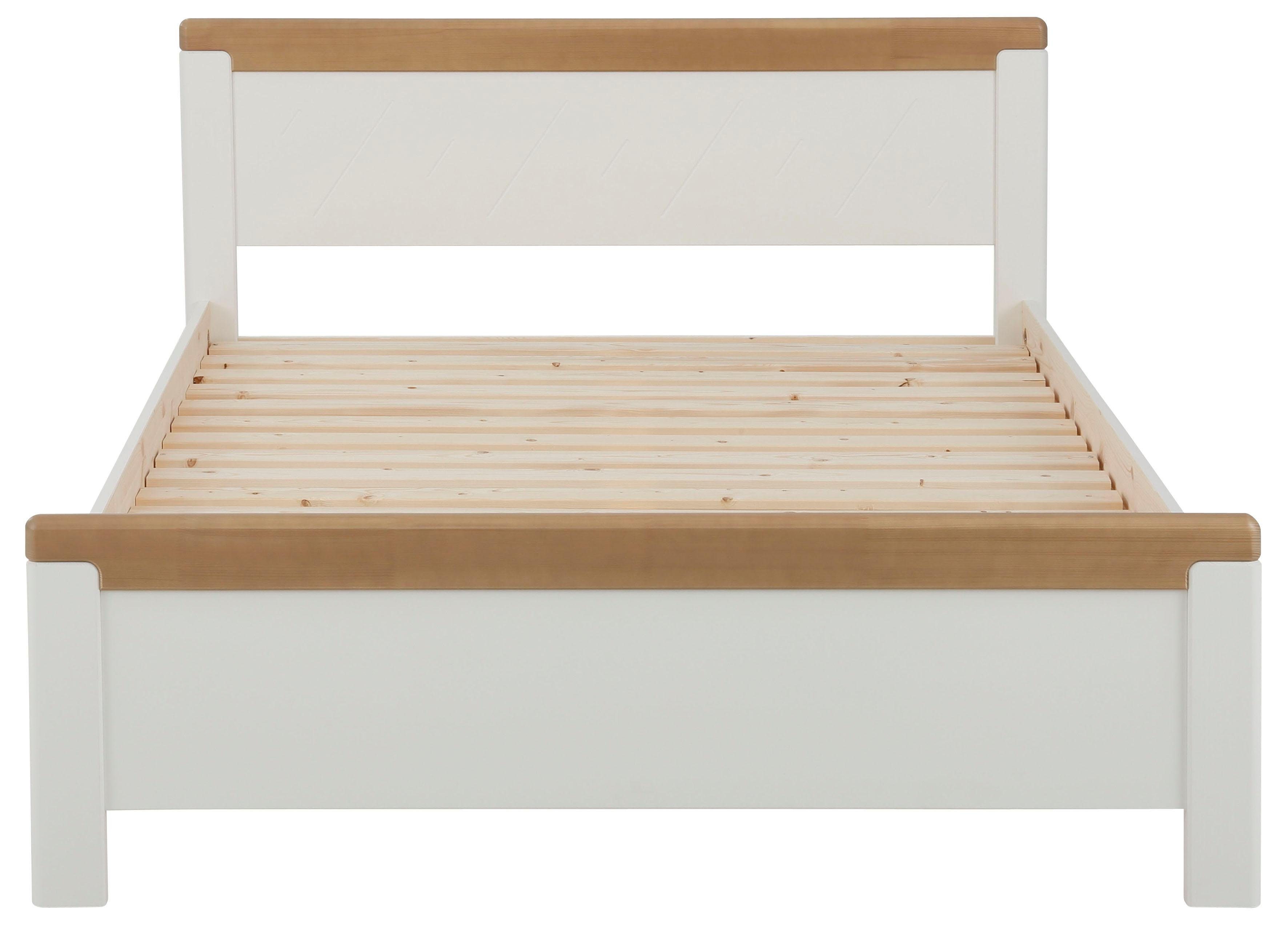 Home affaire Houten bed "CARITA" gecertificeerd massief hout, in klassieke landelijke stijl