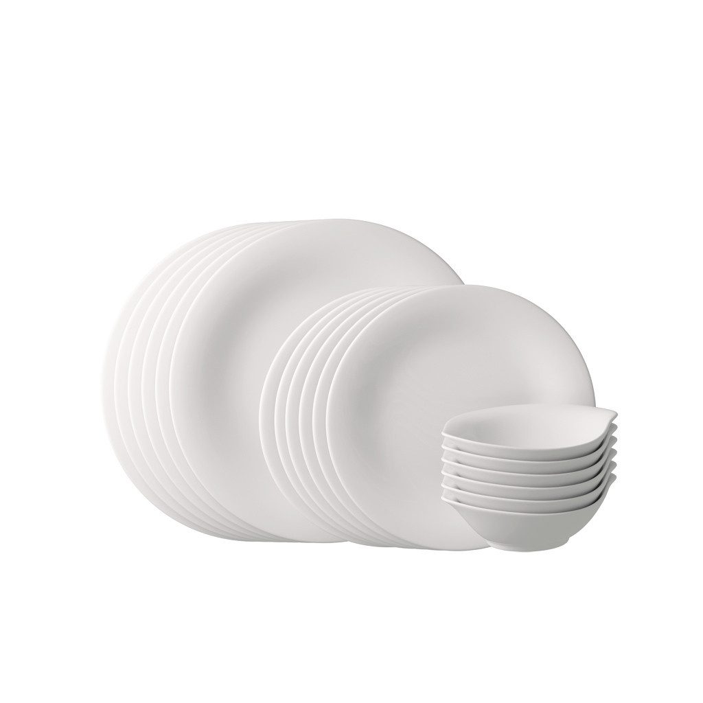 vivo Villeroy & Boch Group Servies Essential White (set, 18-delig)